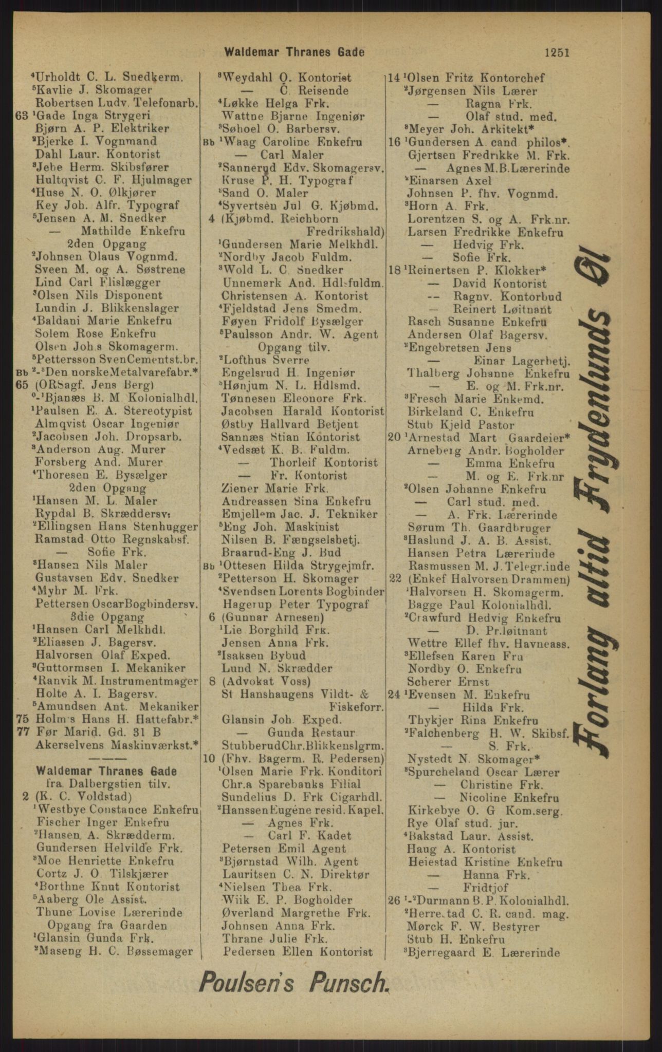 Kristiania/Oslo adressebok, PUBL/-, 1902, p. 1251