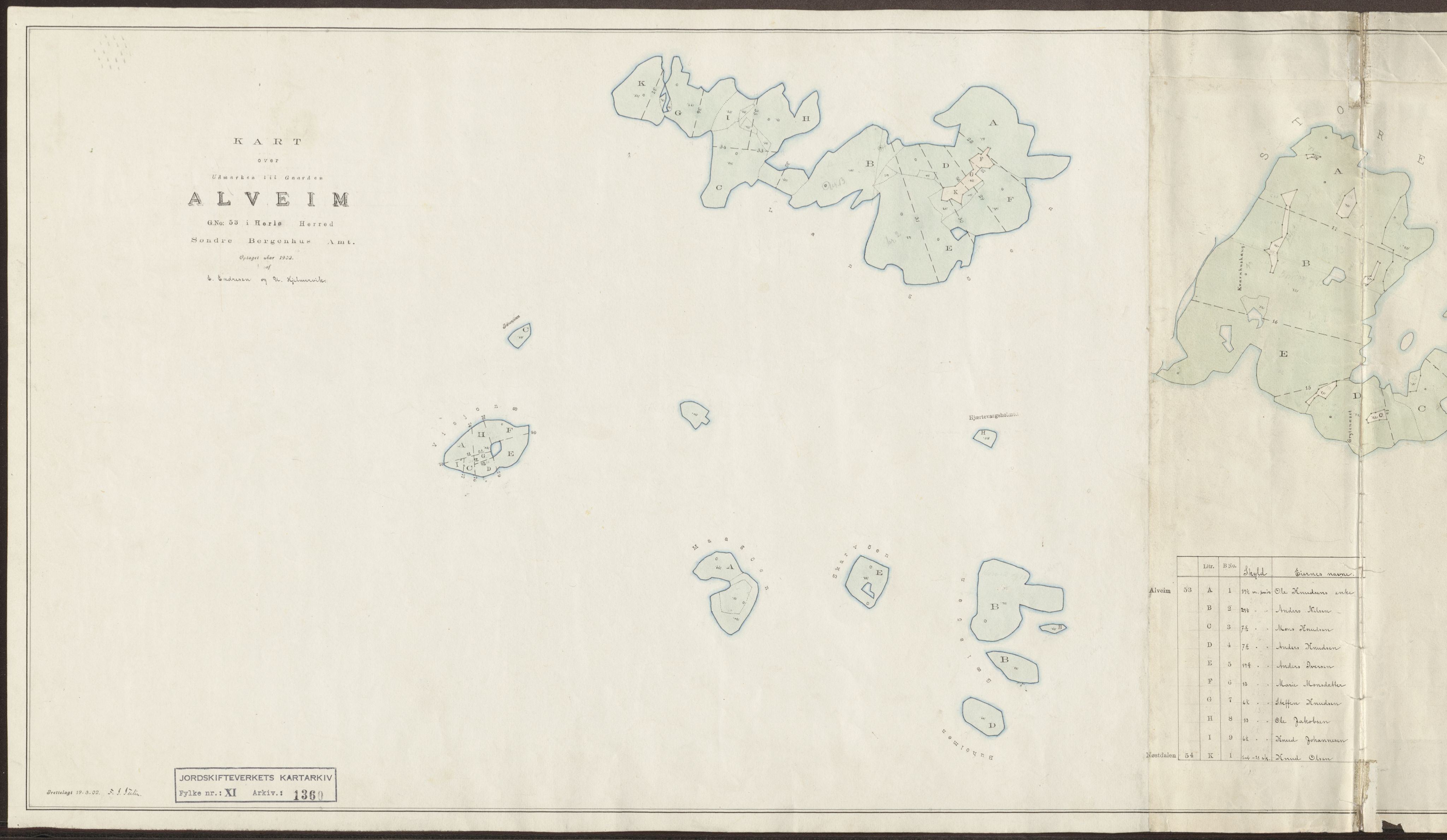 Jordskifteverkets kartarkiv, RA/S-3929/T, 1859-1988, p. 1511