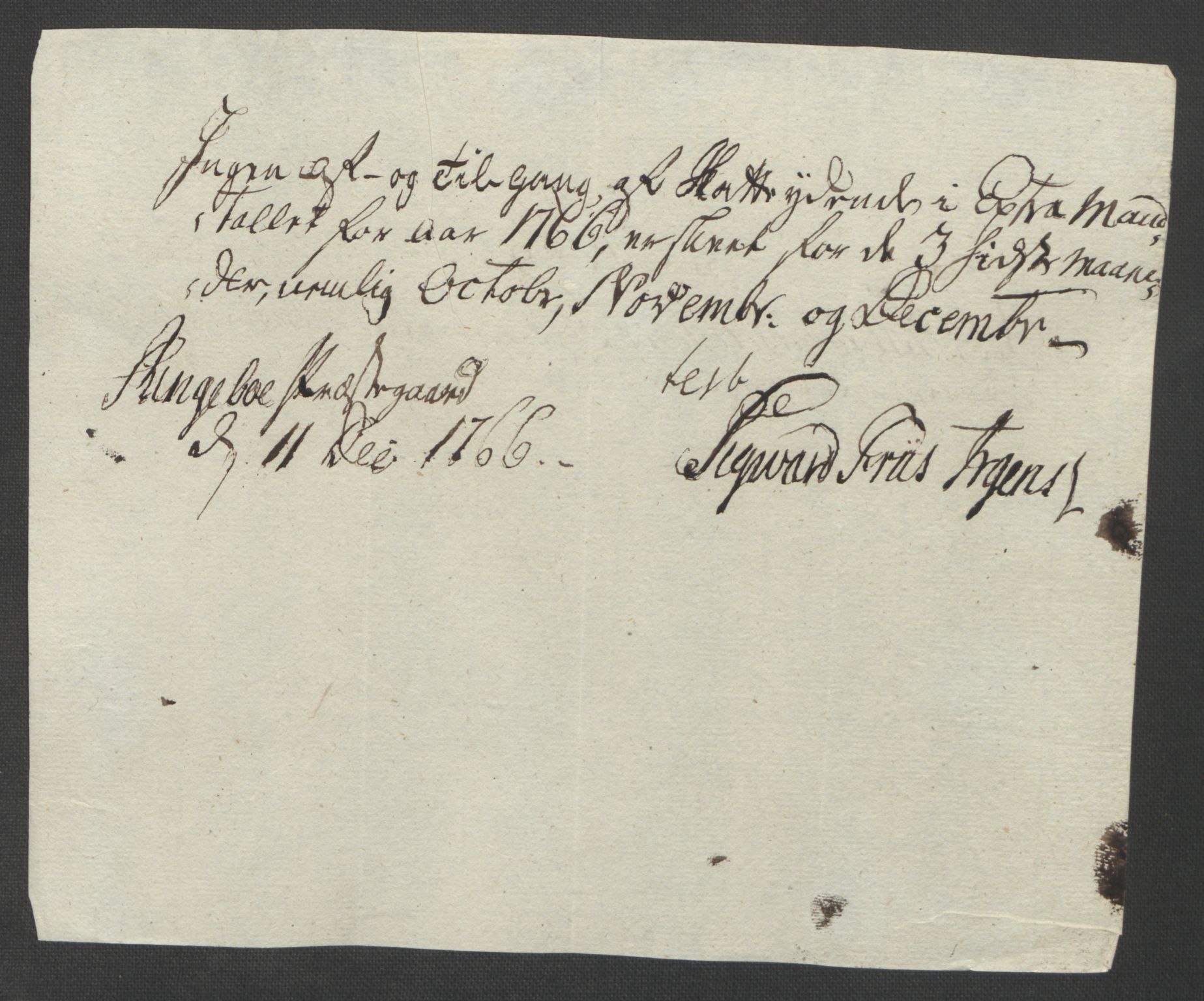 Rentekammeret inntil 1814, Reviderte regnskaper, Fogderegnskap, RA/EA-4092/R17/L1266: Ekstraskatten Gudbrandsdal, 1762-1766, p. 567