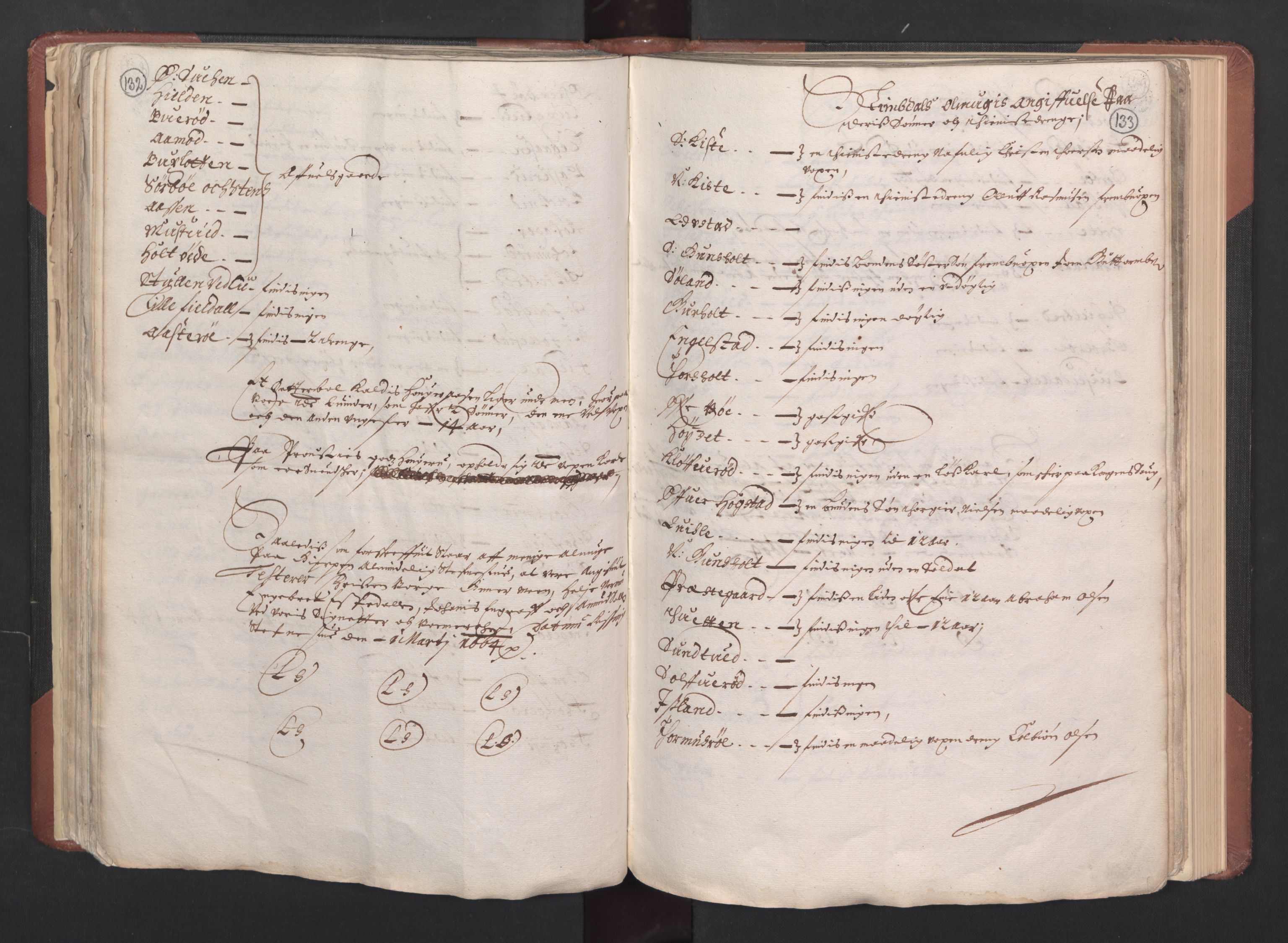 RA, Bailiff's Census 1664-1666, no. 6: Øvre and Nedre Telemark fogderi and Bamble fogderi , 1664, p. 132-133