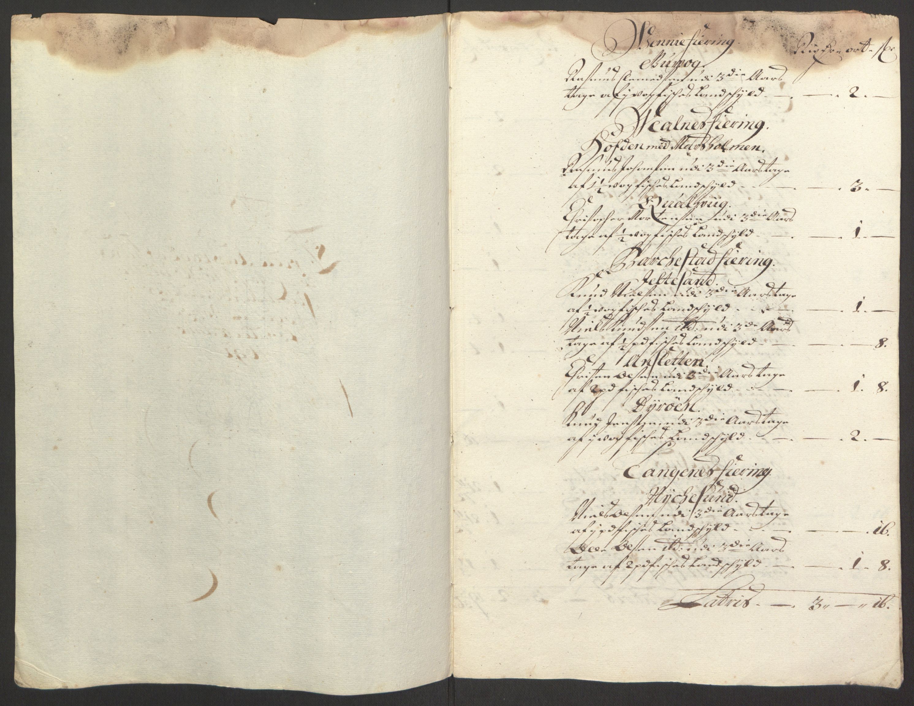 Rentekammeret inntil 1814, Reviderte regnskaper, Fogderegnskap, RA/EA-4092/R67/L4676: Fogderegnskap Vesterålen, Andenes og Lofoten, 1691-1693, p. 74