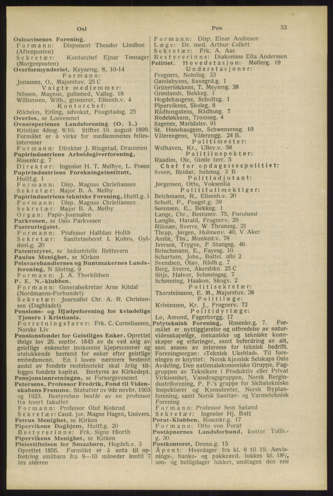 Kristiania/Oslo adressebok, PUBL/-, 1934, p. 53
