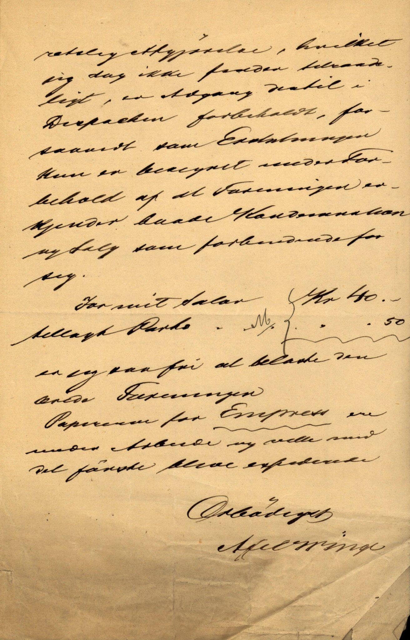 Pa 63 - Østlandske skibsassuranceforening, VEMU/A-1079/G/Ga/L0028/0005: Havaridokumenter / Tjømø, Magnolia, Caroline, Olaf, Stjernen, 1892, p. 190