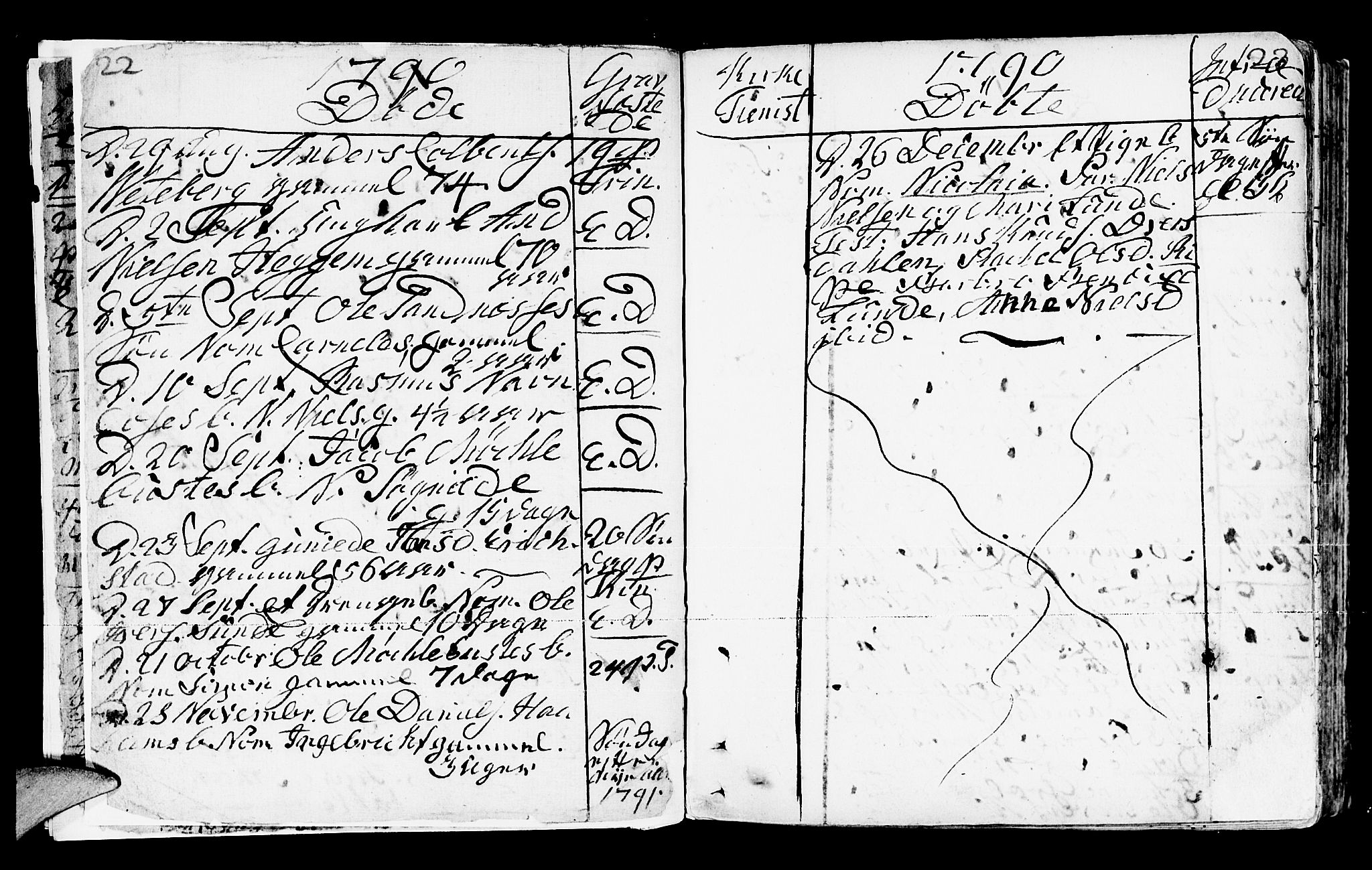 Jølster sokneprestembete, AV/SAB-A-80701/H/Haa/Haaa/L0006: Parish register (official) no. A 6, 1790-1821, p. 22-23