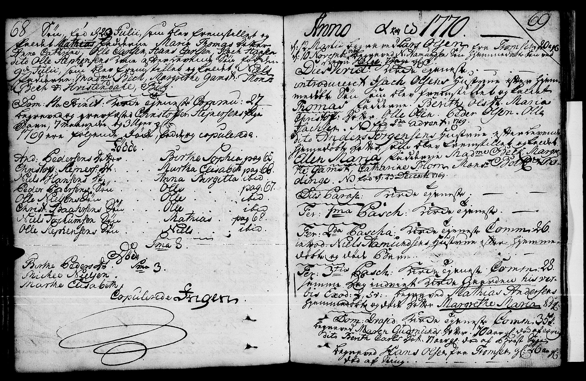 Loppa sokneprestkontor, AV/SATØ-S-1339/H/Ha/L0001kirke: Parish register (official) no. 1 /2, 1753-1784, p. 68-69