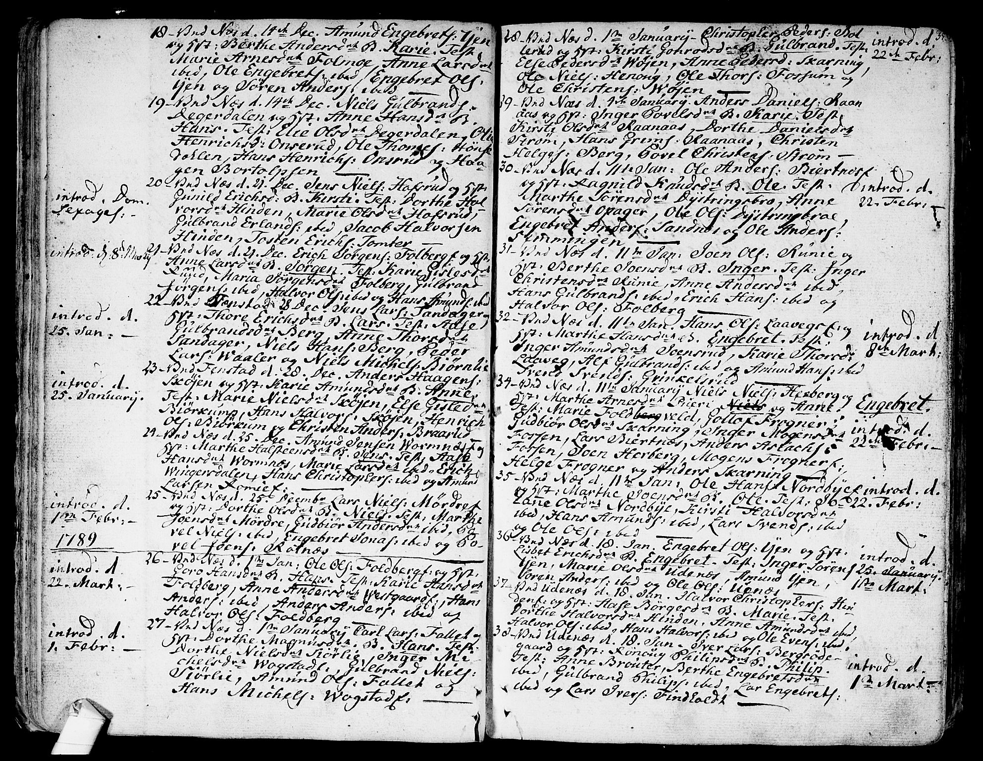 Nes prestekontor Kirkebøker, SAO/A-10410/F/Fa/L0004: Parish register (official) no. I 4, 1781-1816, p. 35