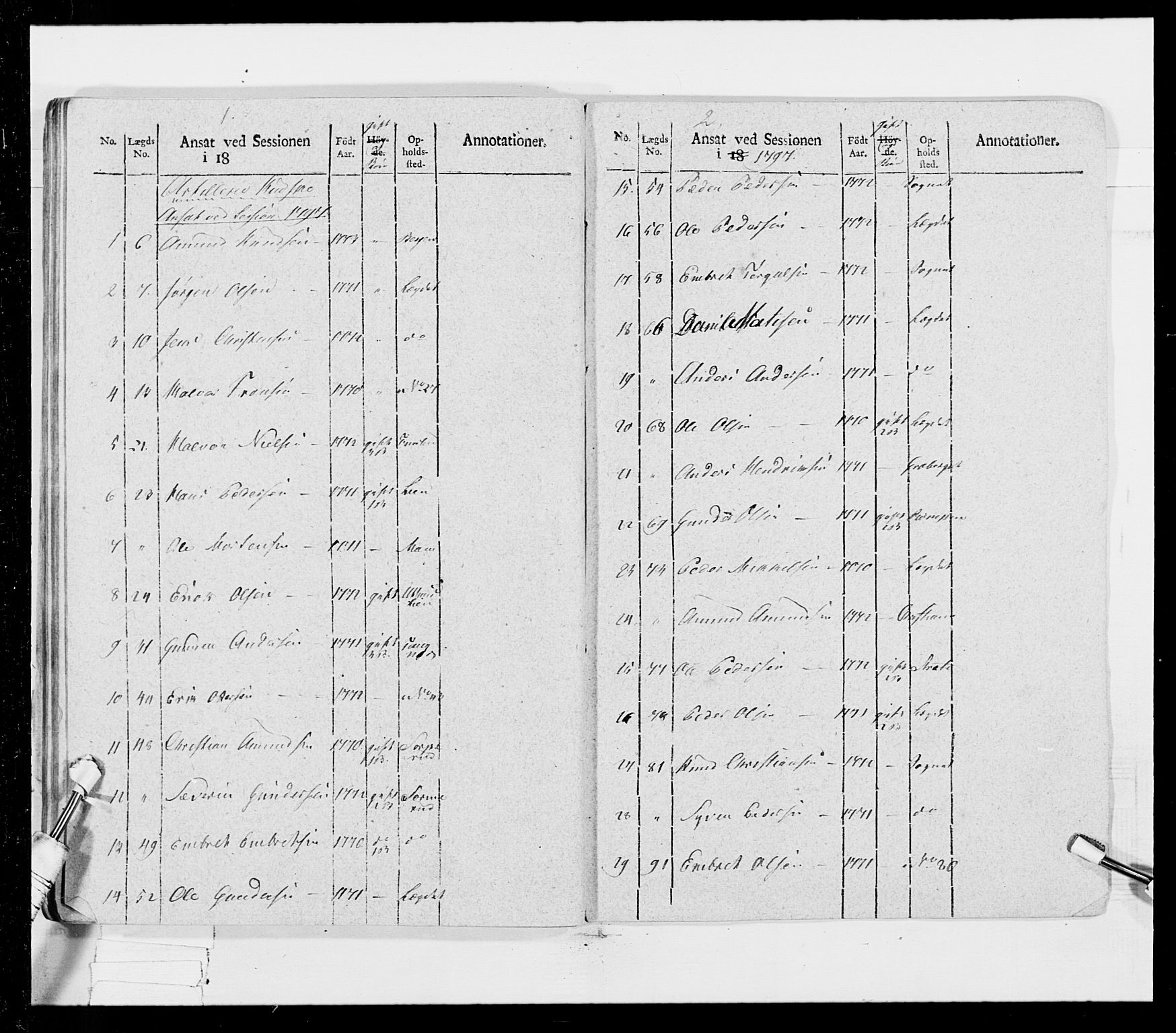 Generalitets- og kommissariatskollegiet, Det kongelige norske kommissariatskollegium, AV/RA-EA-5420/E/Eh/L0026: Skiløperkompaniene, 1805-1810, p. 334