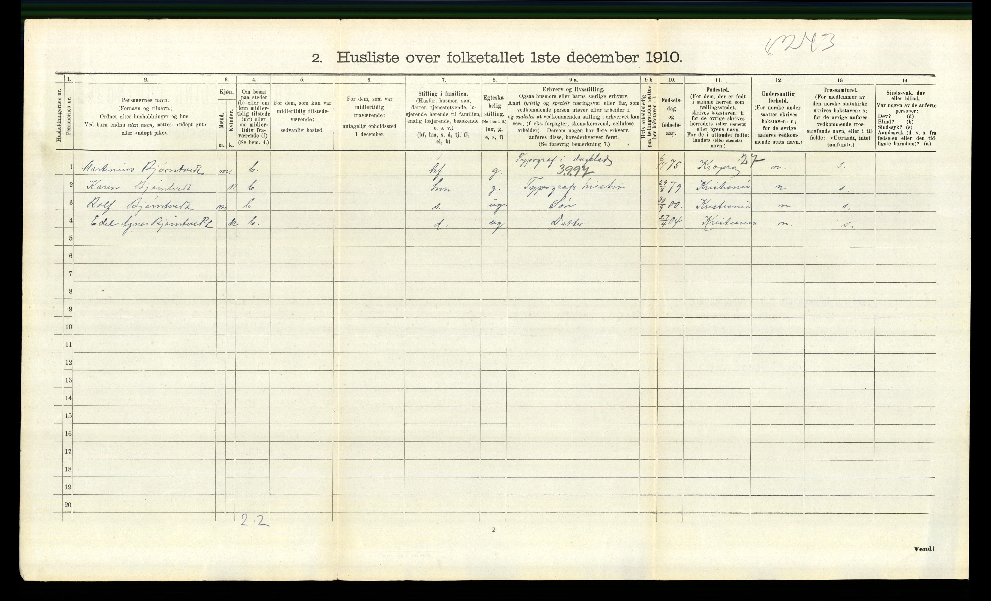 RA, 1910 census for Bærum, 1910, p. 1976