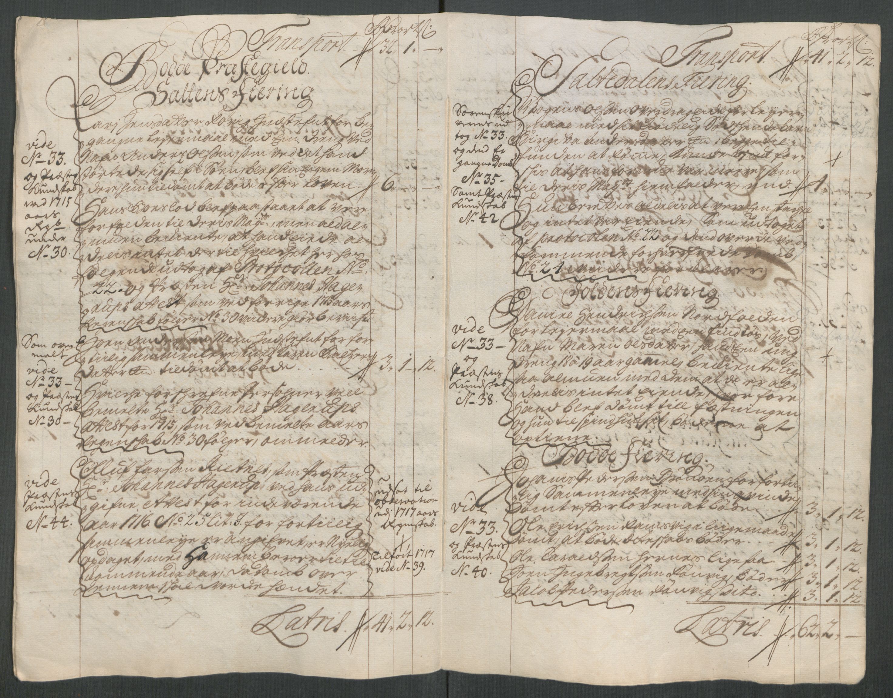 Rentekammeret inntil 1814, Reviderte regnskaper, Fogderegnskap, AV/RA-EA-4092/R66/L4586: Fogderegnskap Salten, 1716, p. 222