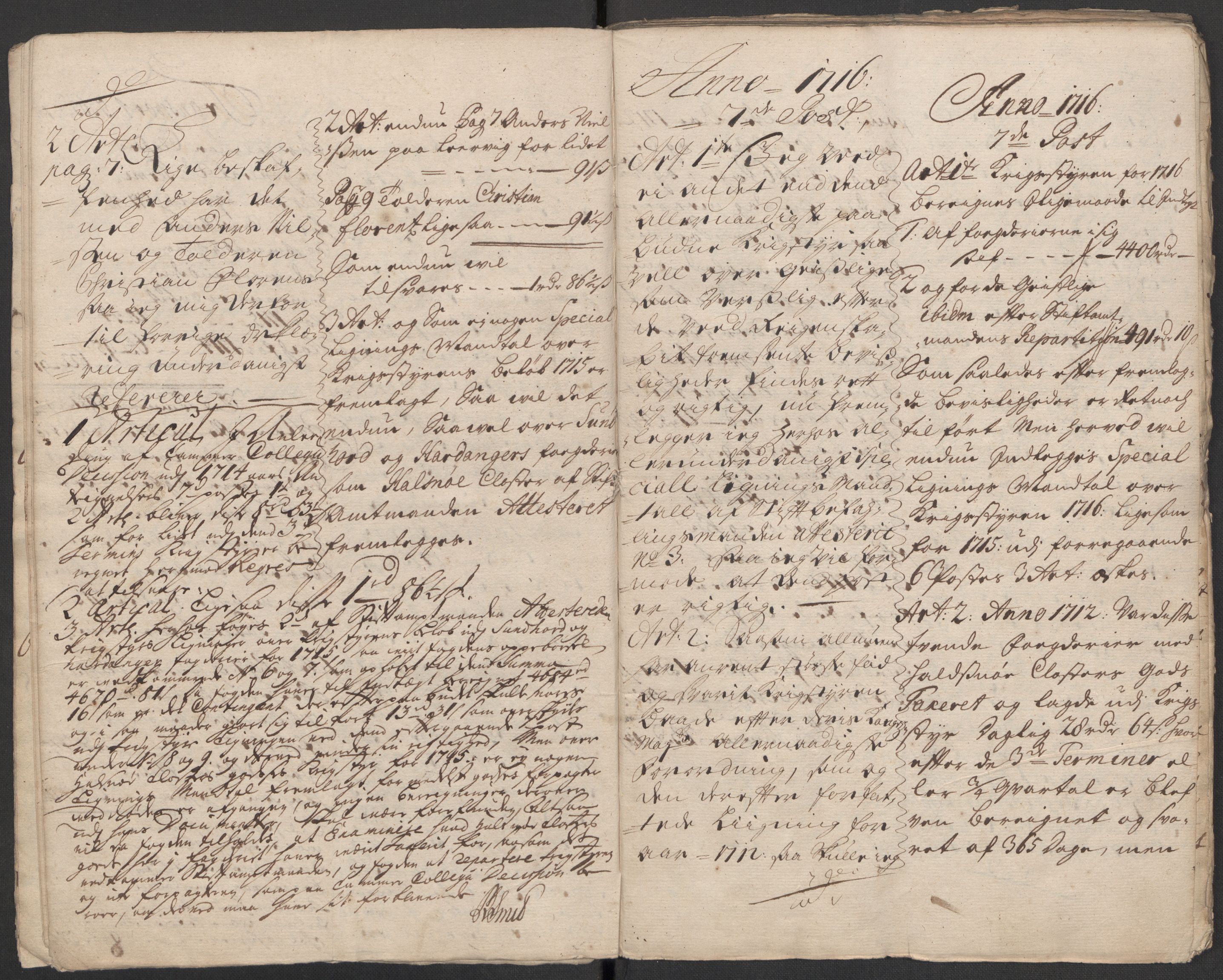 Rentekammeret inntil 1814, Reviderte regnskaper, Fogderegnskap, RA/EA-4092/R48/L2992: Fogderegnskap Sunnhordland og Hardanger, 1716, p. 387