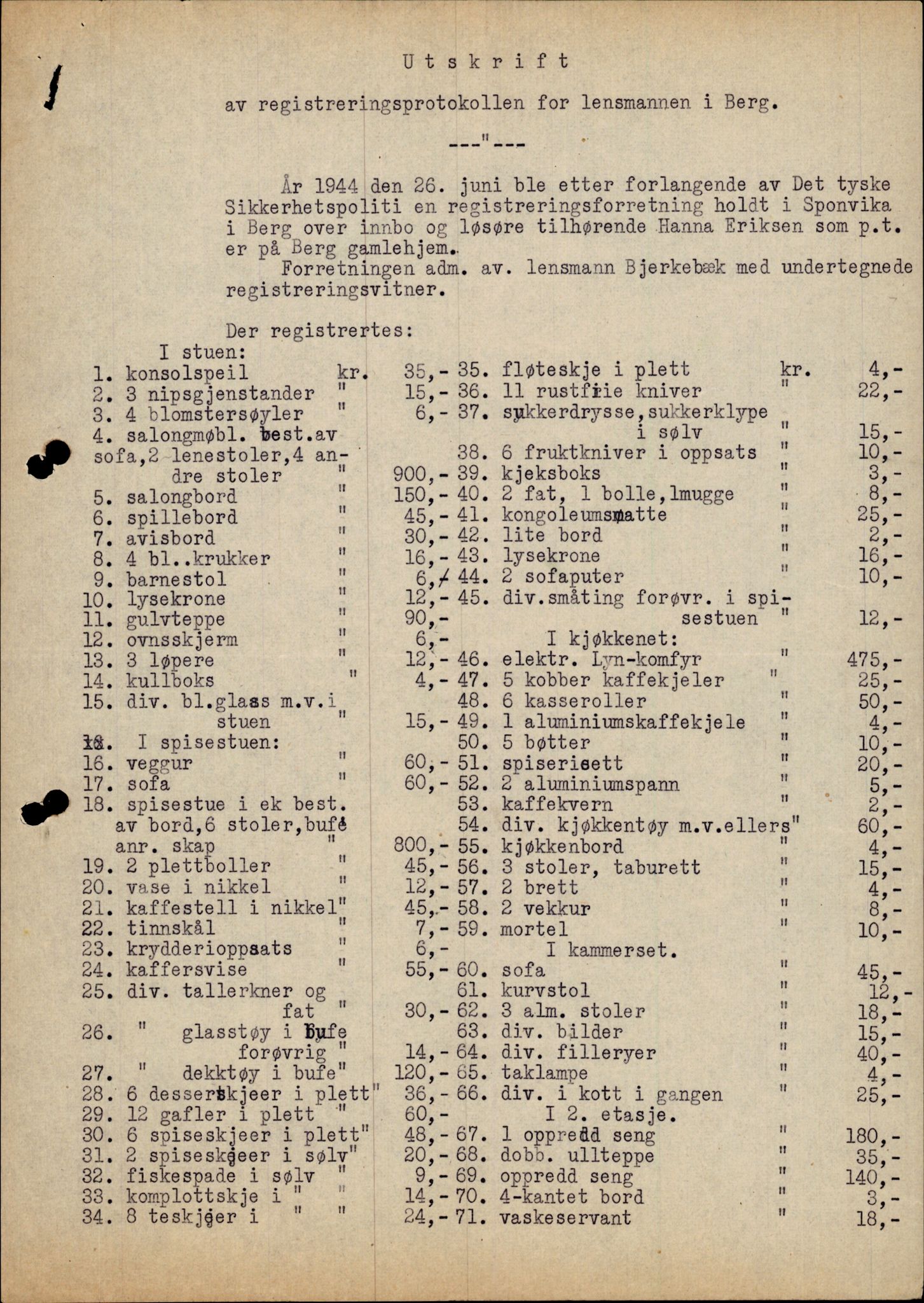 Forsvarets Overkommando. 2 kontor. Arkiv 11.4. Spredte tyske arkivsaker, AV/RA-RAFA-7031/D/Dar/Darc/L0006: BdSN, 1942-1945, p. 980