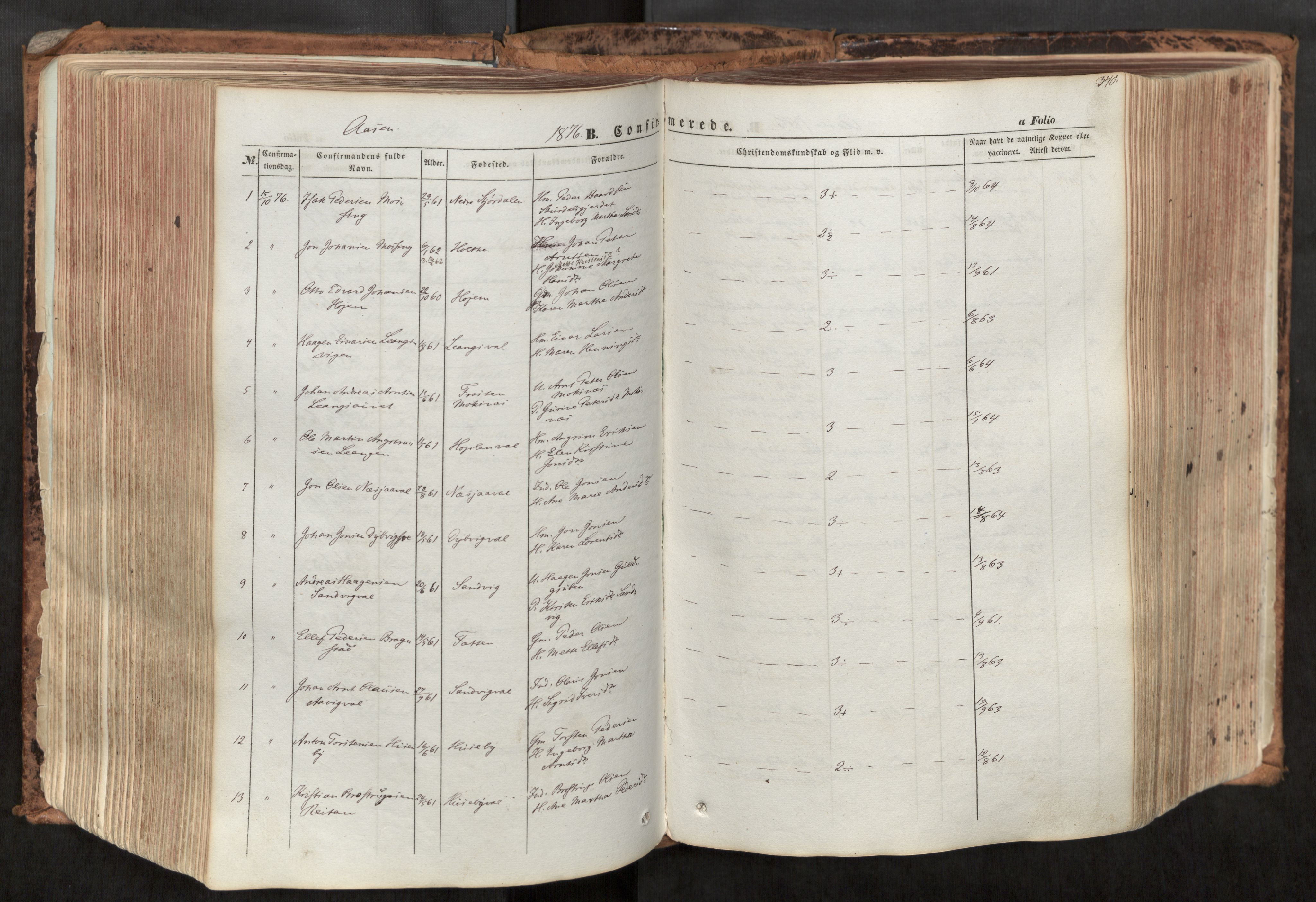 Ministerialprotokoller, klokkerbøker og fødselsregistre - Nord-Trøndelag, SAT/A-1458/713/L0116: Parish register (official) no. 713A07, 1850-1877, p. 340