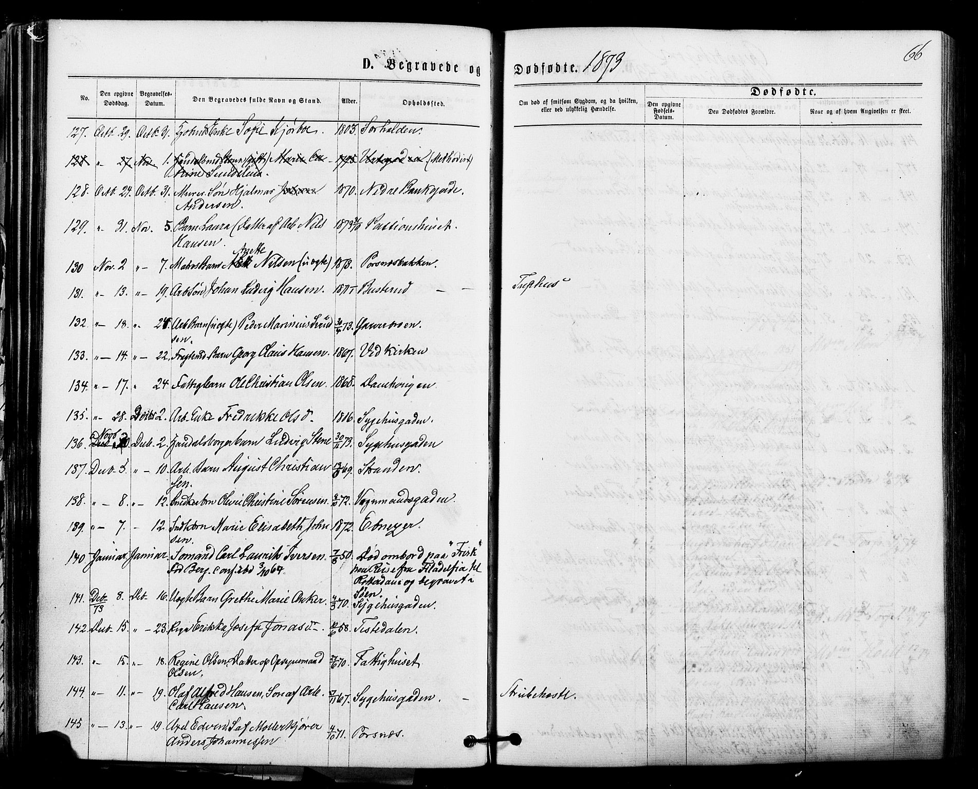 Halden prestekontor Kirkebøker, SAO/A-10909/F/Fa/L0010: Parish register (official) no. I 10, 1866-1877, p. 66