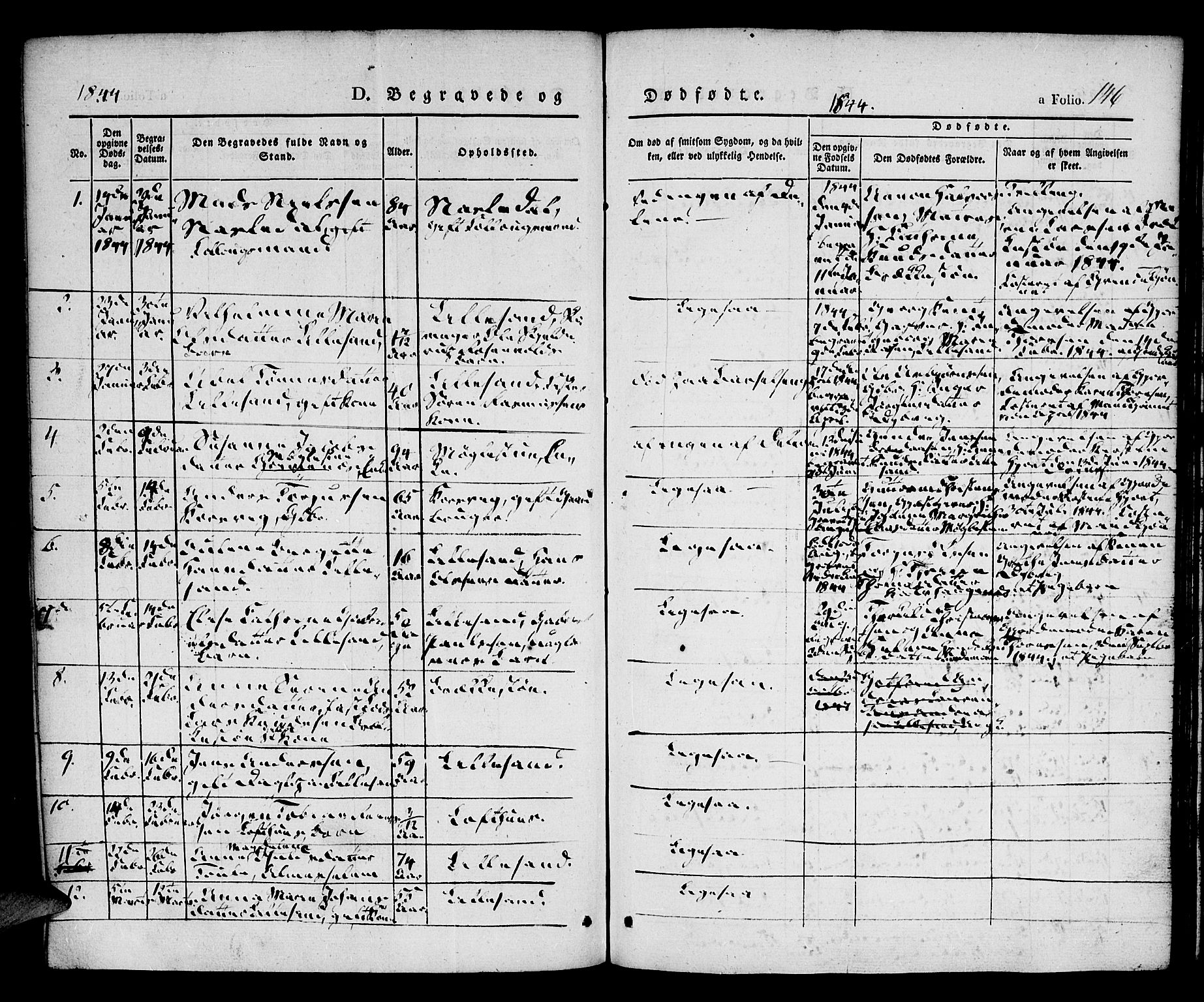 Vestre Moland sokneprestkontor, SAK/1111-0046/F/Fa/Fab/L0005: Parish register (official) no. A 5, 1841-1849, p. 146