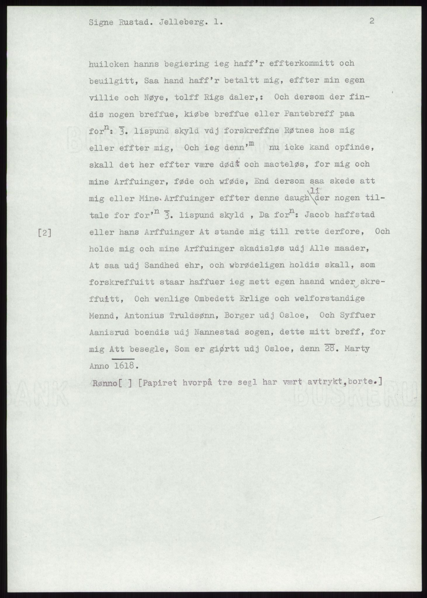 Samlinger til kildeutgivelse, Diplomavskriftsamlingen, RA/EA-4053/H/Ha, p. 1191