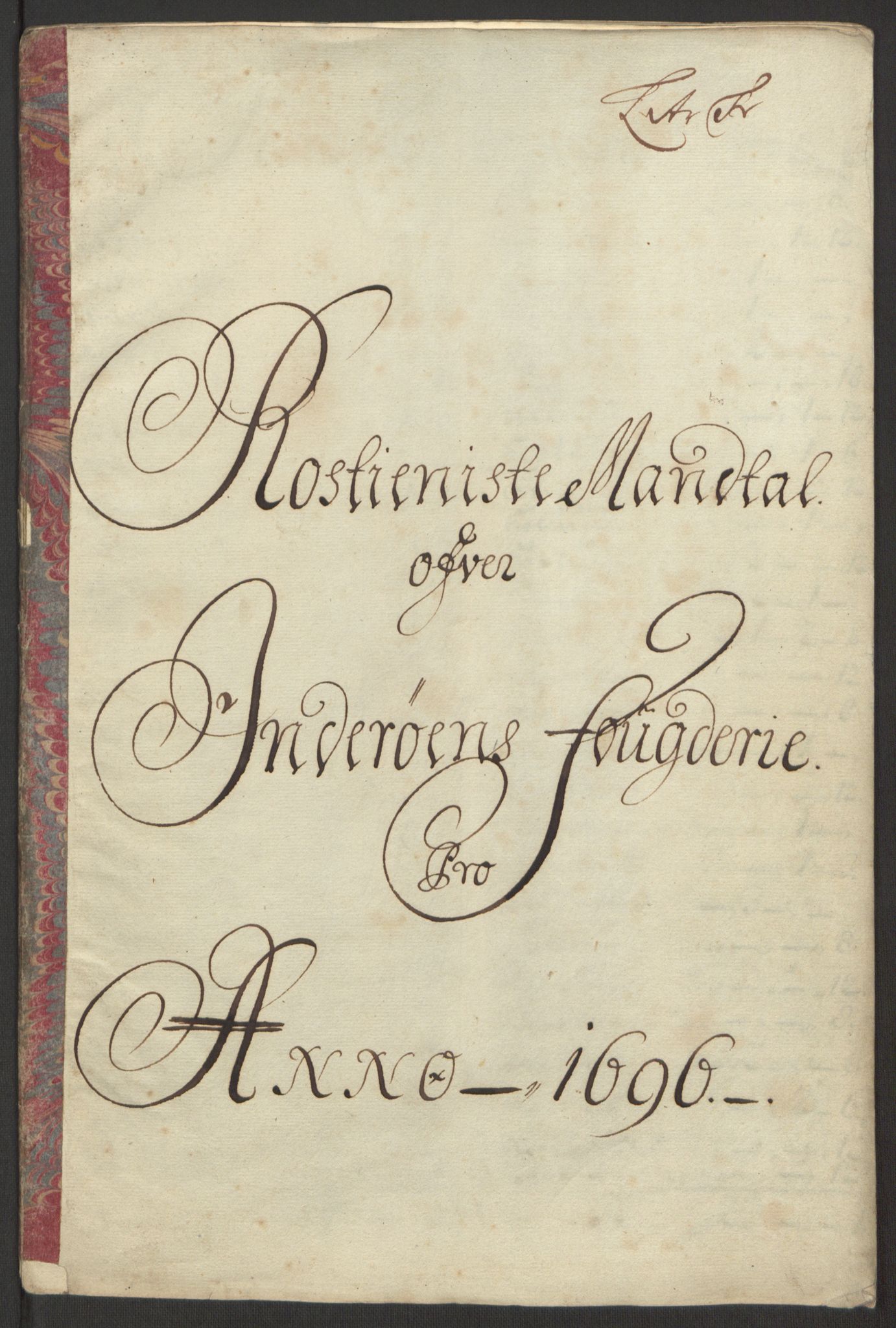 Rentekammeret inntil 1814, Reviderte regnskaper, Fogderegnskap, RA/EA-4092/R63/L4309: Fogderegnskap Inderøy, 1695-1697, p. 244