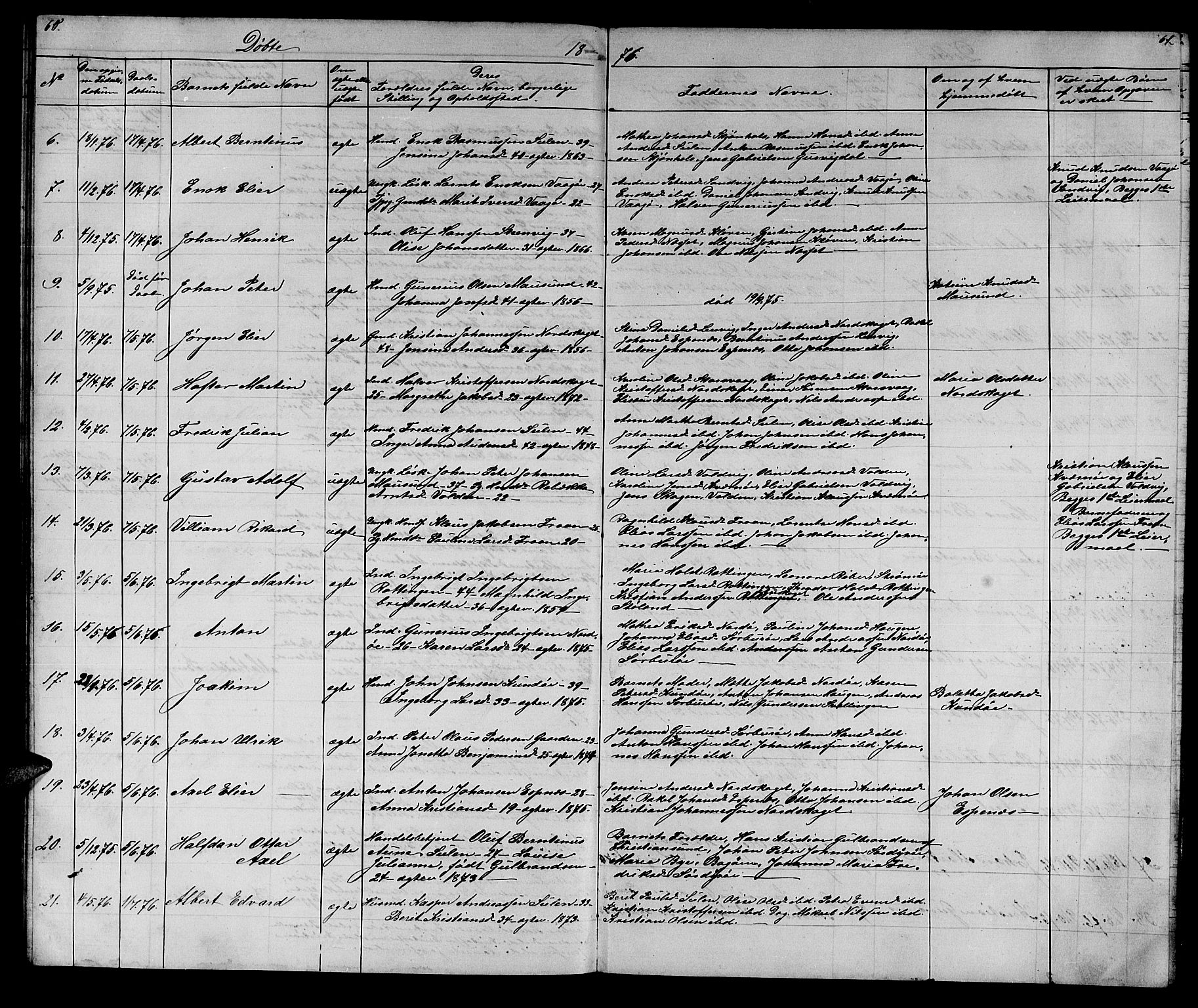 Ministerialprotokoller, klokkerbøker og fødselsregistre - Sør-Trøndelag, AV/SAT-A-1456/640/L0583: Parish register (copy) no. 640C01, 1866-1877, p. 60-61