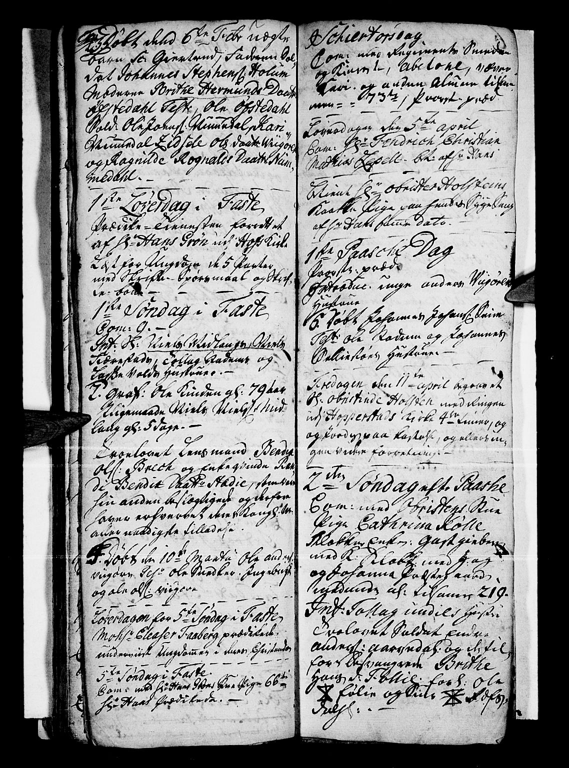 Vik sokneprestembete, AV/SAB-A-81501/H/Haa/Haaa/L0001: Parish register (official) no. A 1 / 1, 1727-1740