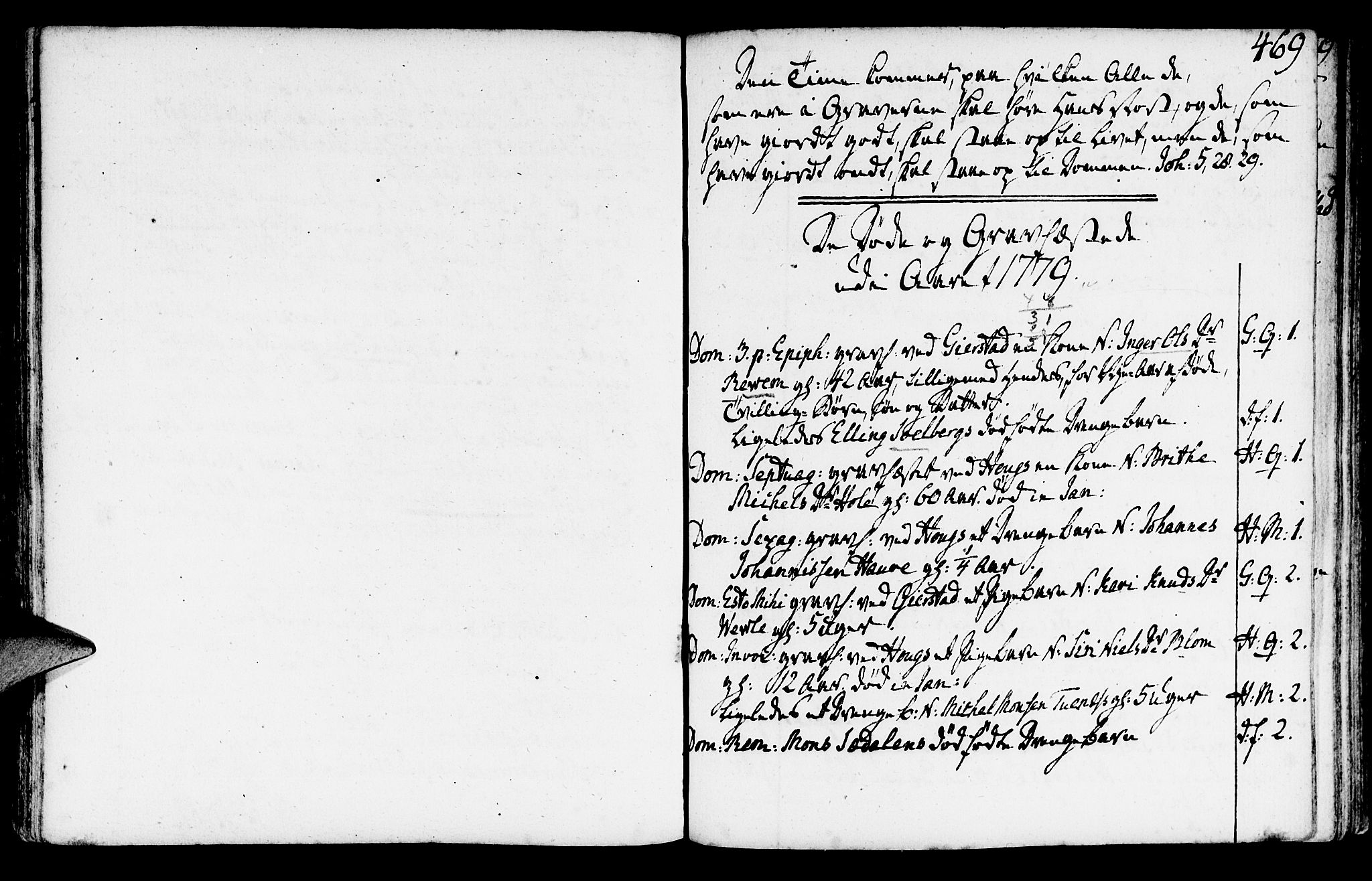 Haus sokneprestembete, AV/SAB-A-75601/H/Haa: Parish register (official) no. A 9, 1767-1781, p. 468-469