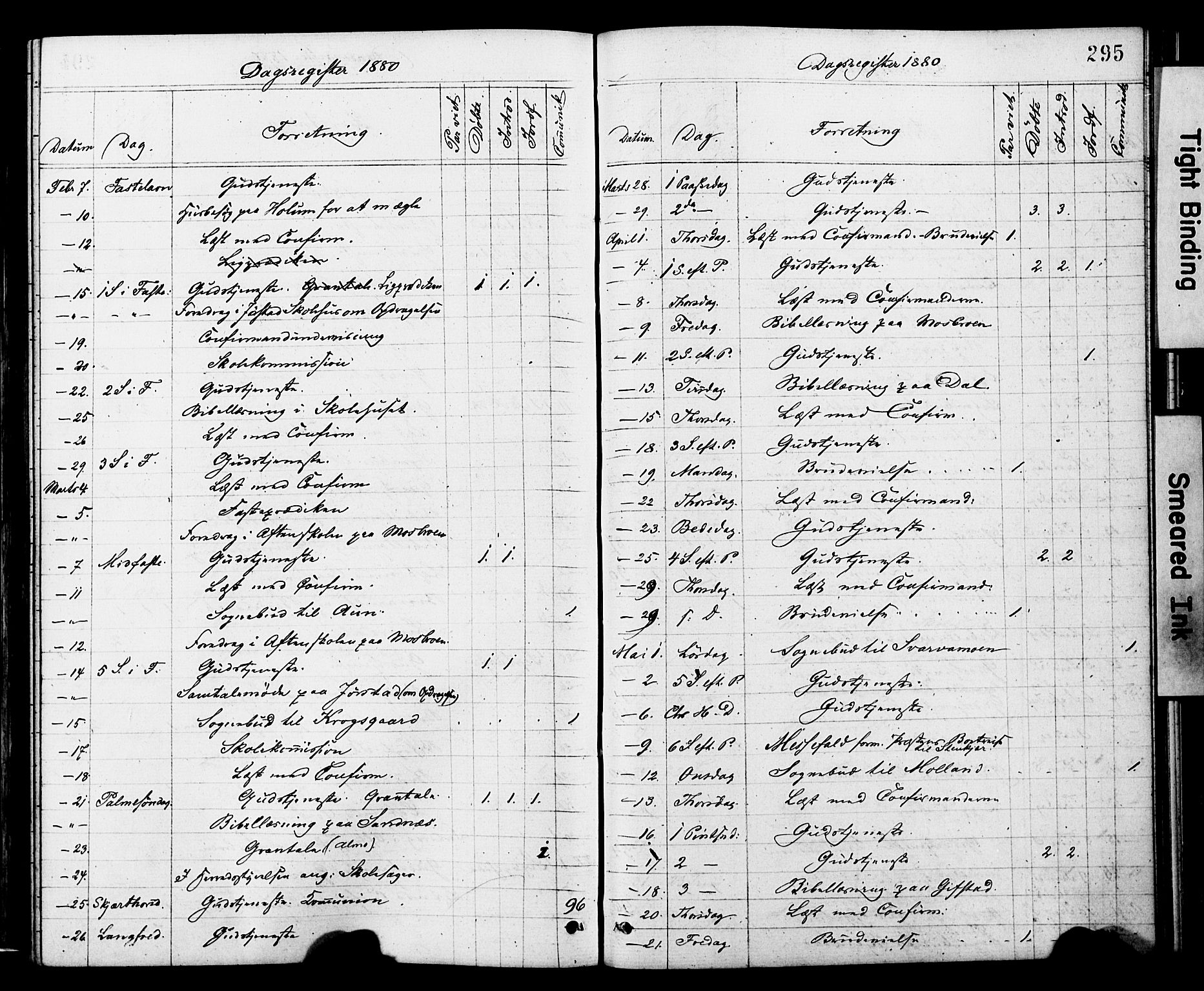 Ministerialprotokoller, klokkerbøker og fødselsregistre - Nord-Trøndelag, SAT/A-1458/749/L0473: Parish register (official) no. 749A07, 1873-1887, p. 295