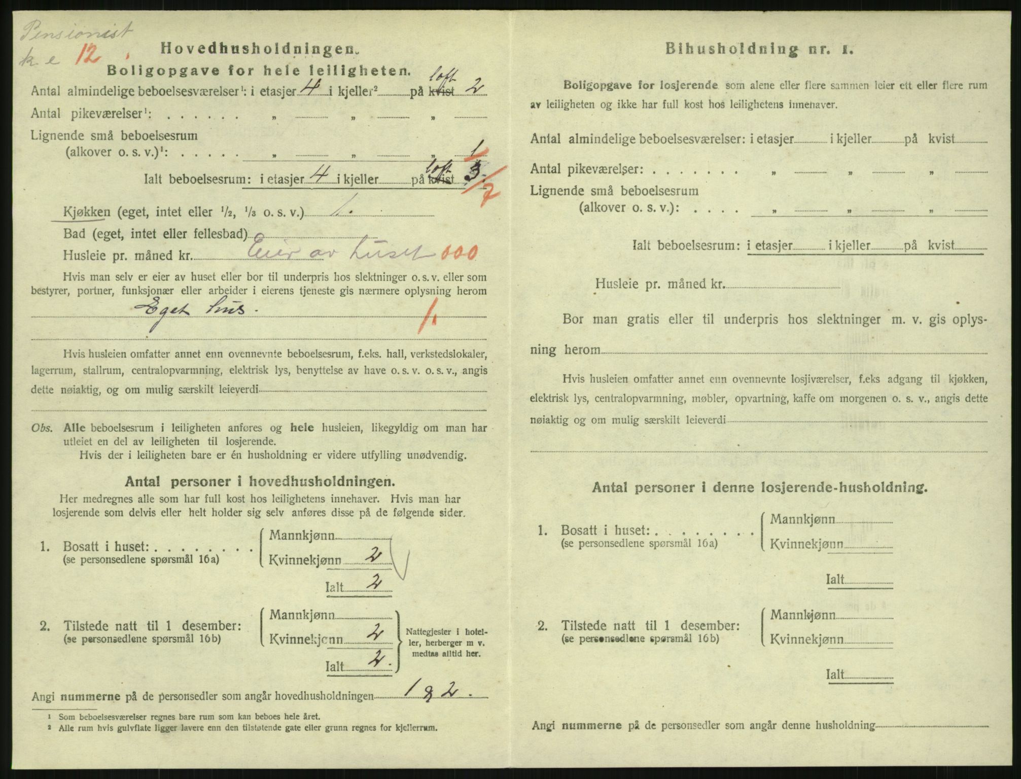 SAKO, 1920 census for Horten, 1920, p. 4562