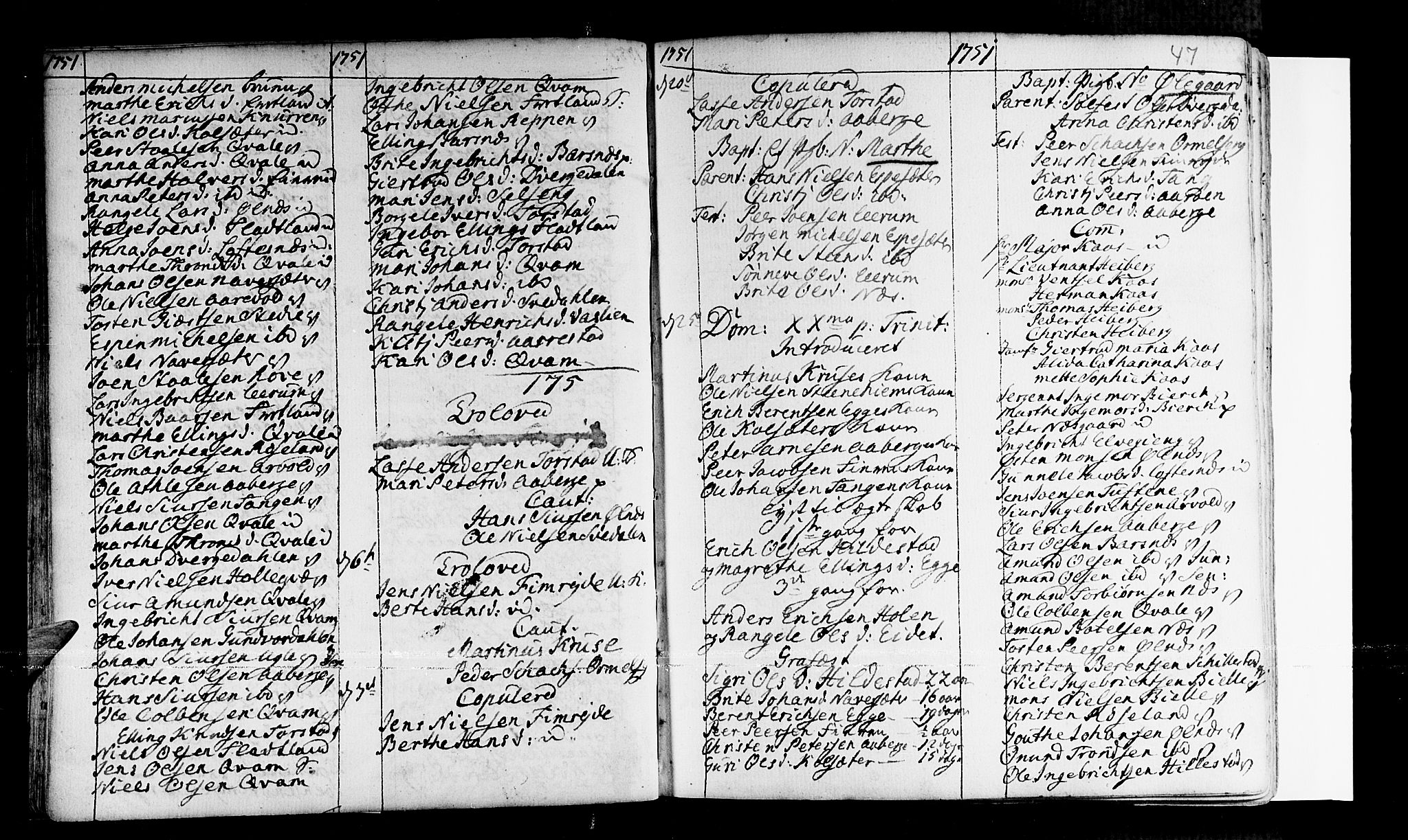 Sogndal sokneprestembete, AV/SAB-A-81301/H/Haa/Haaa/L0003: Parish register (official) no. A 3, 1747-1768, p. 47