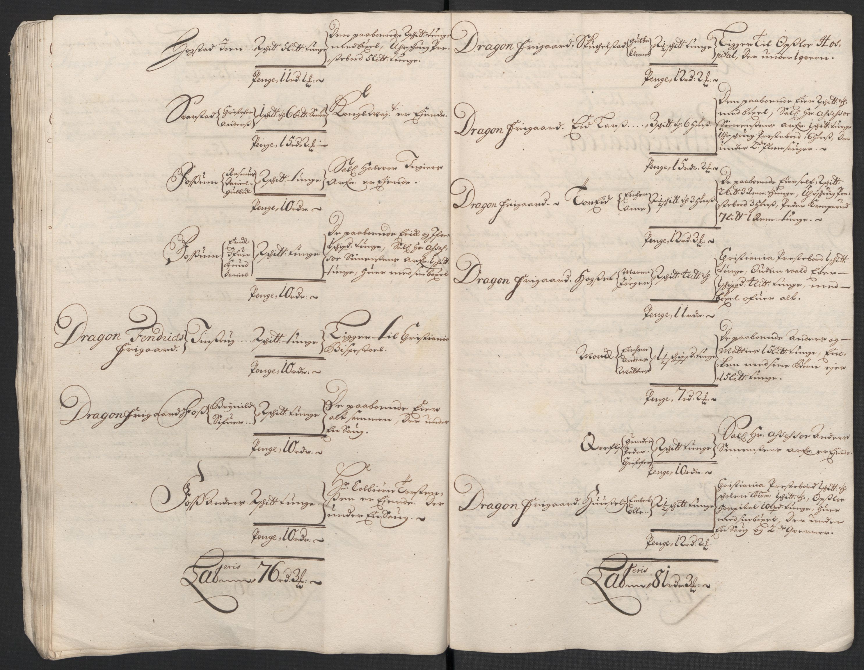 Rentekammeret inntil 1814, Reviderte regnskaper, Fogderegnskap, AV/RA-EA-4092/R11/L0584: Fogderegnskap Nedre Romerike, 1701, p. 94