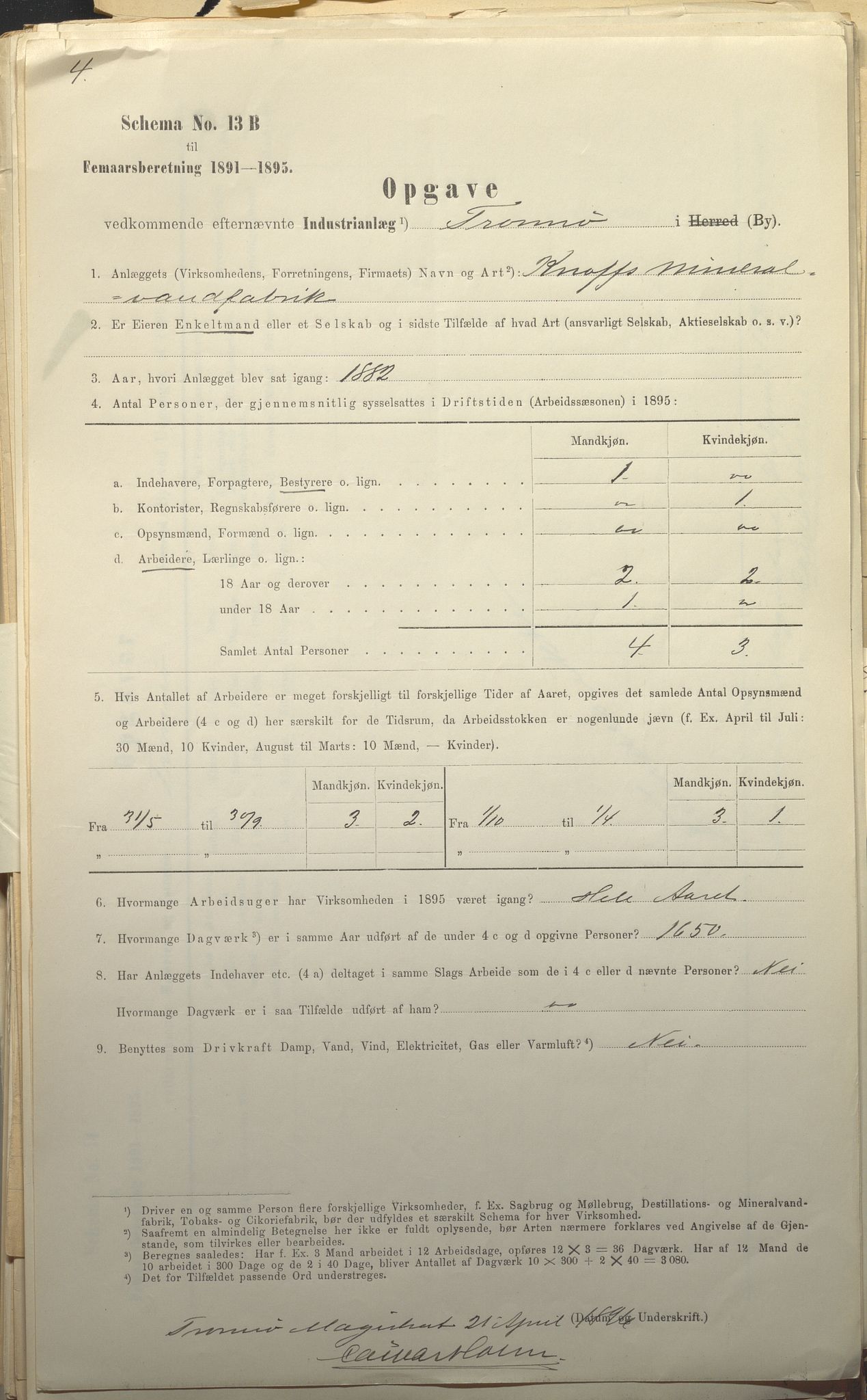 Fylkesmannen i Troms, SATØ/S-0001/A7.25.1/L2072: Femårsberetninger, 1891-1900, p. 69