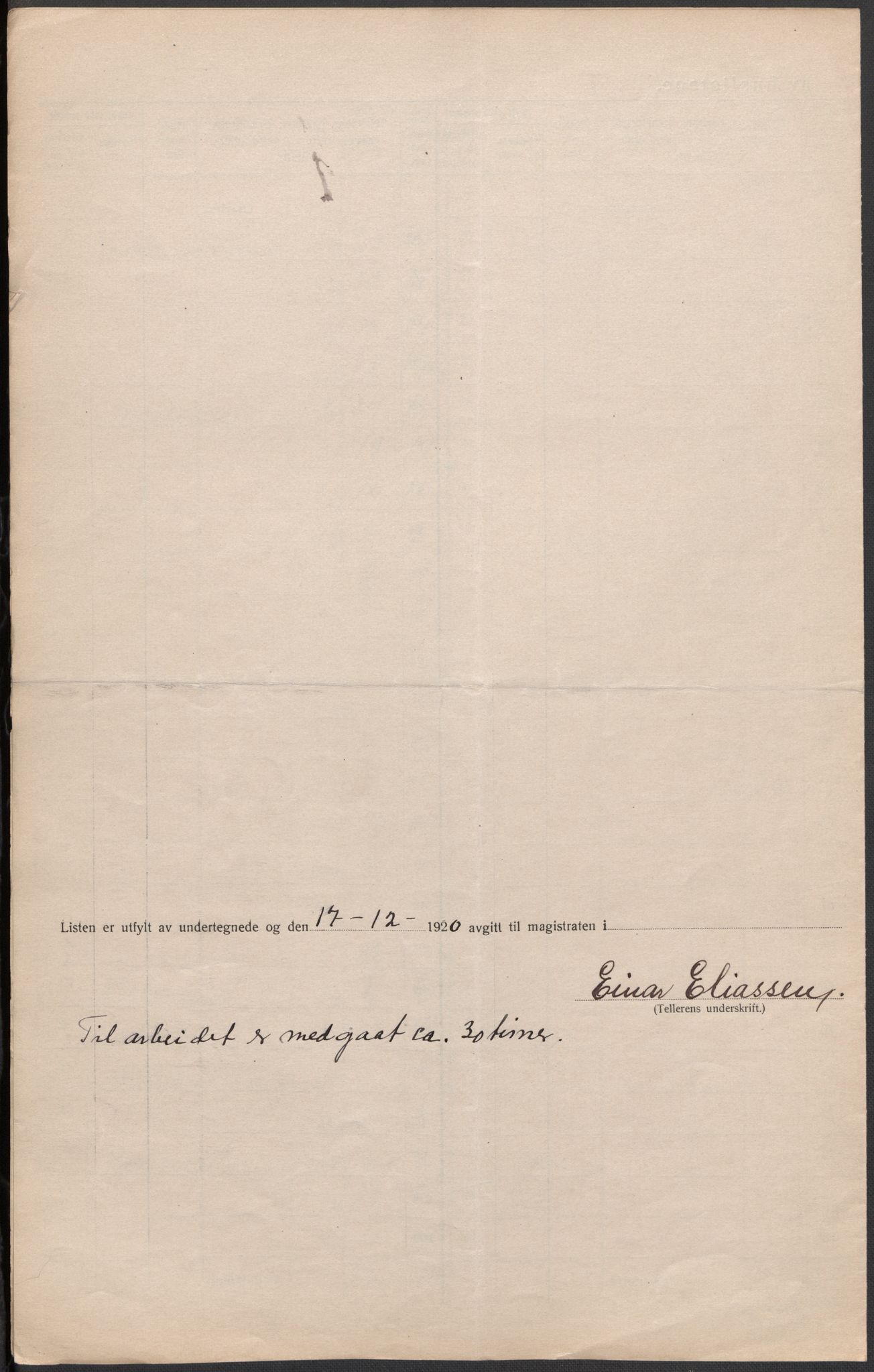 SAB, 1920 census for Bergen, 1920, p. 101