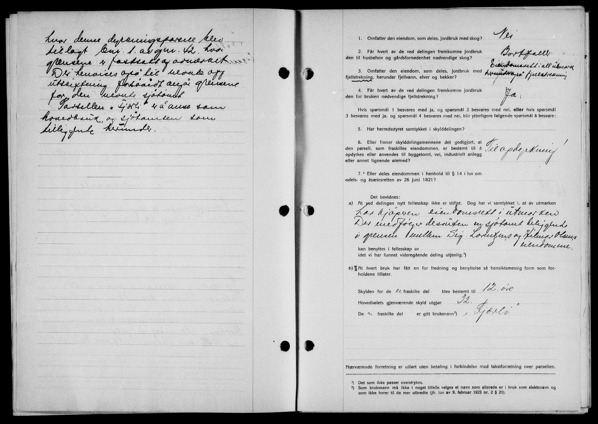 Lofoten sorenskriveri, SAT/A-0017/1/2/2C/L0033b: Mortgage book no. 33b, 1936-1936, Diary no: : 543/1936