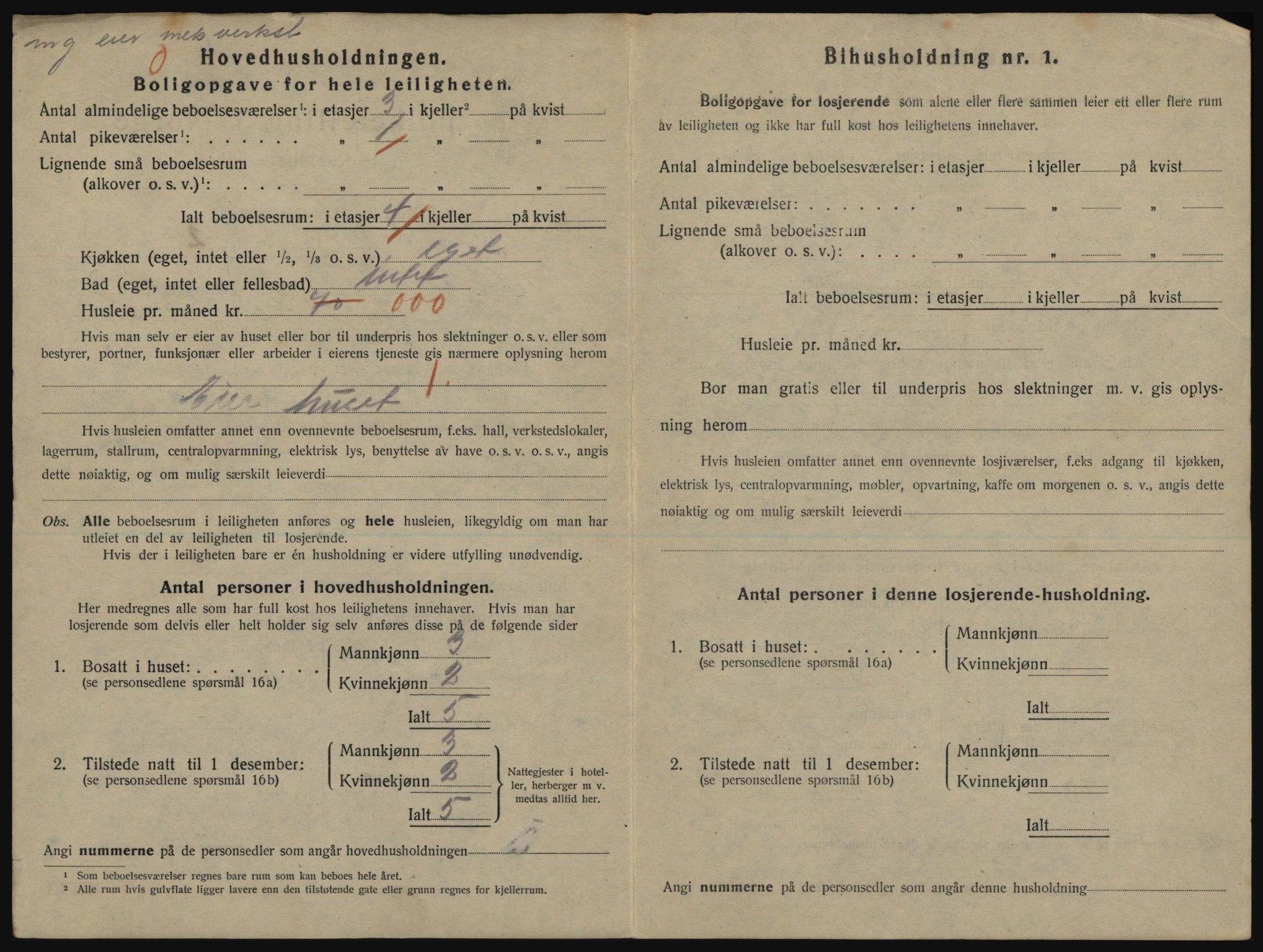 SATØ, 1920 census for Harstad, 1920, p. 1396