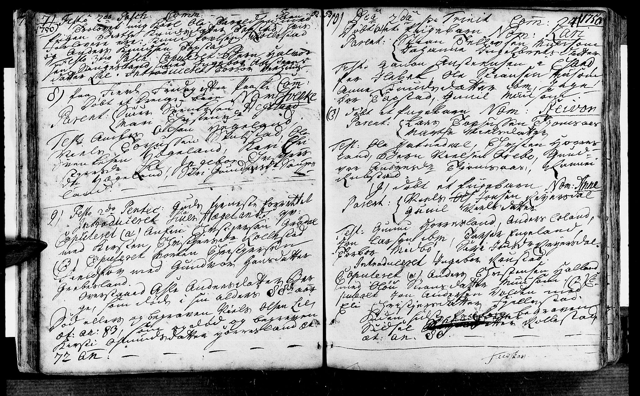 Vennesla sokneprestkontor, AV/SAK-1111-0045/Fa/Fac/L0001: Parish register (official) no. A 1, 1743-1784, p. 52-53