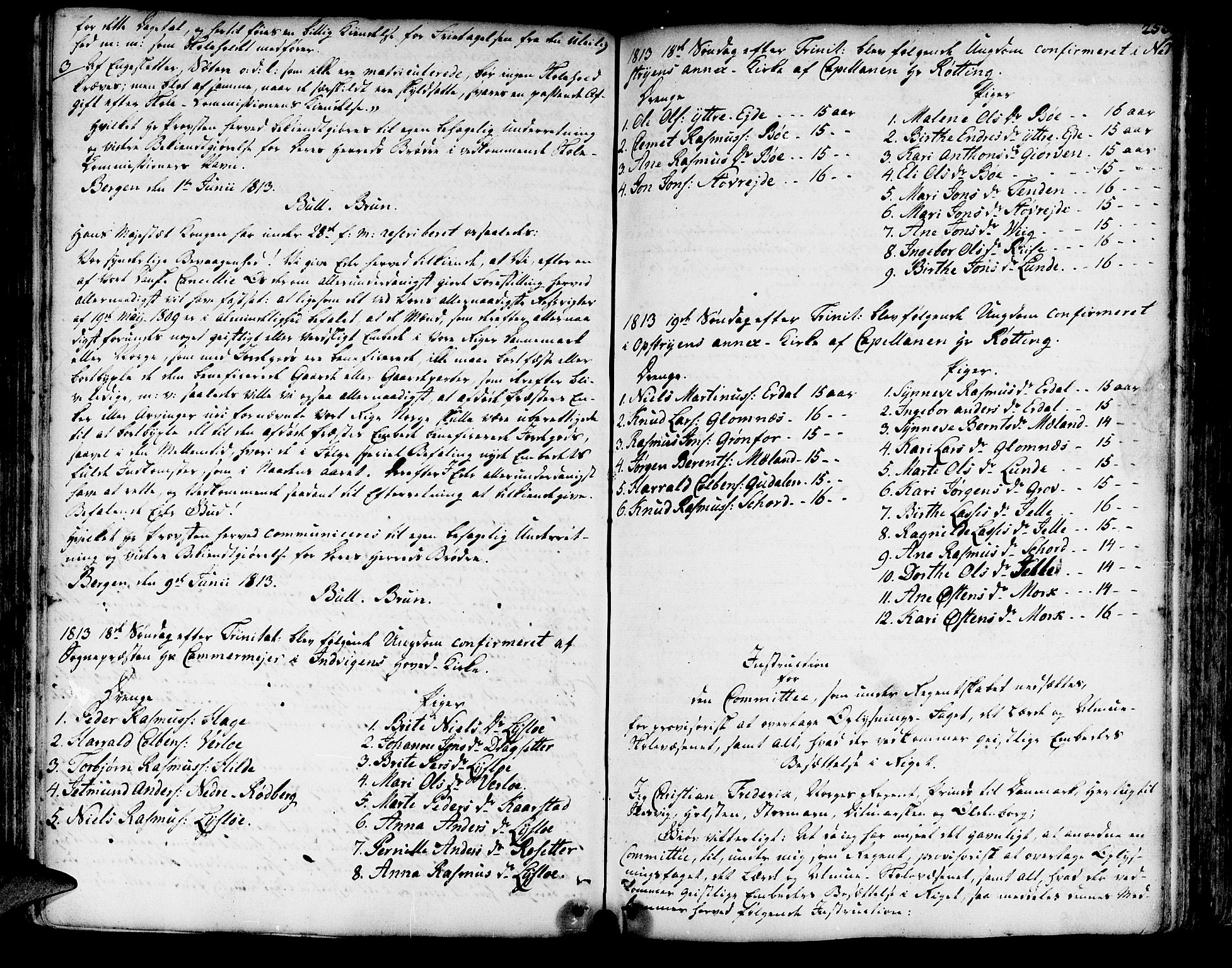 Innvik sokneprestembete, SAB/A-80501: Other parish register no. I.2.A, 1750-1835, p. 253