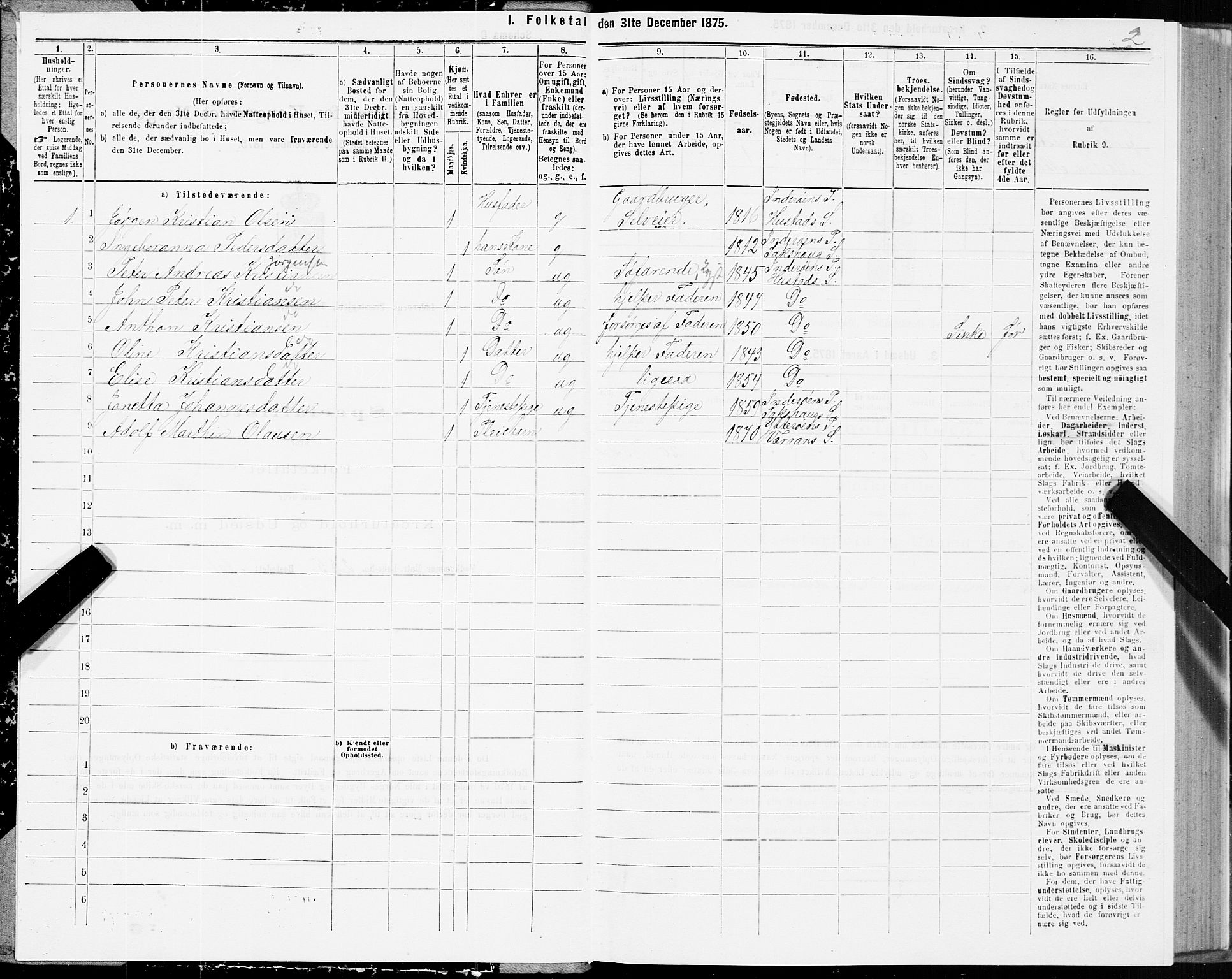 SAT, 1875 census for 1729P Inderøy, 1875, p. 6002