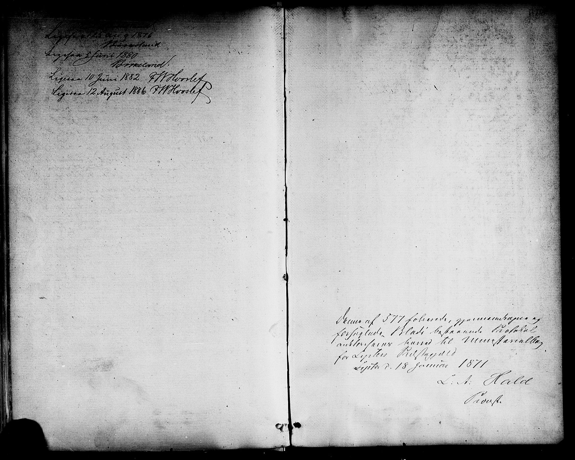 Luster sokneprestembete, SAB/A-81101/H/Haa/Haaa/L0010: Parish register (official) no. A 10, 1871-1886, p. 578