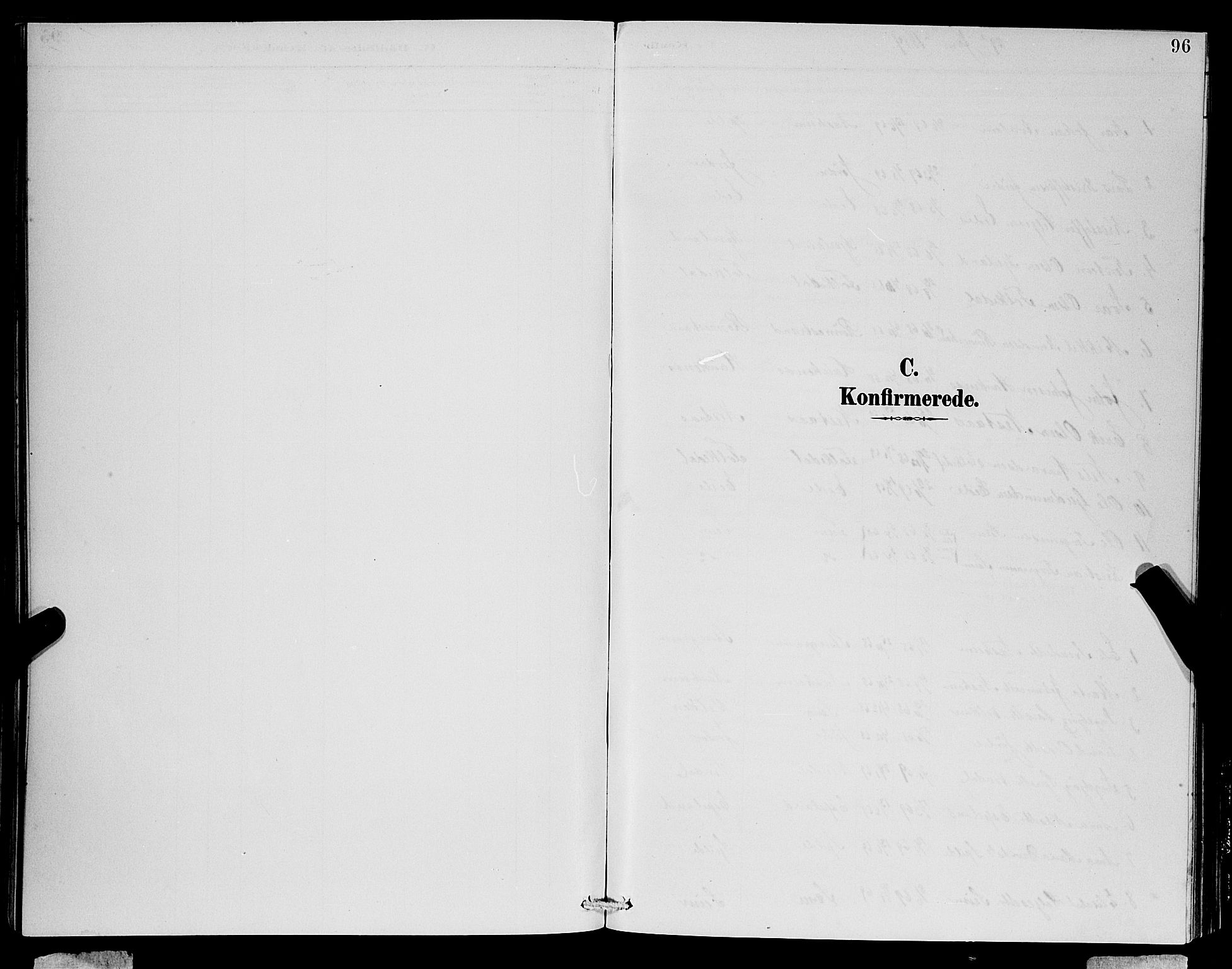 Ulvik sokneprestembete, SAB/A-78801/H/Hab: Parish register (copy) no. B 3, 1884-1901, p. 96