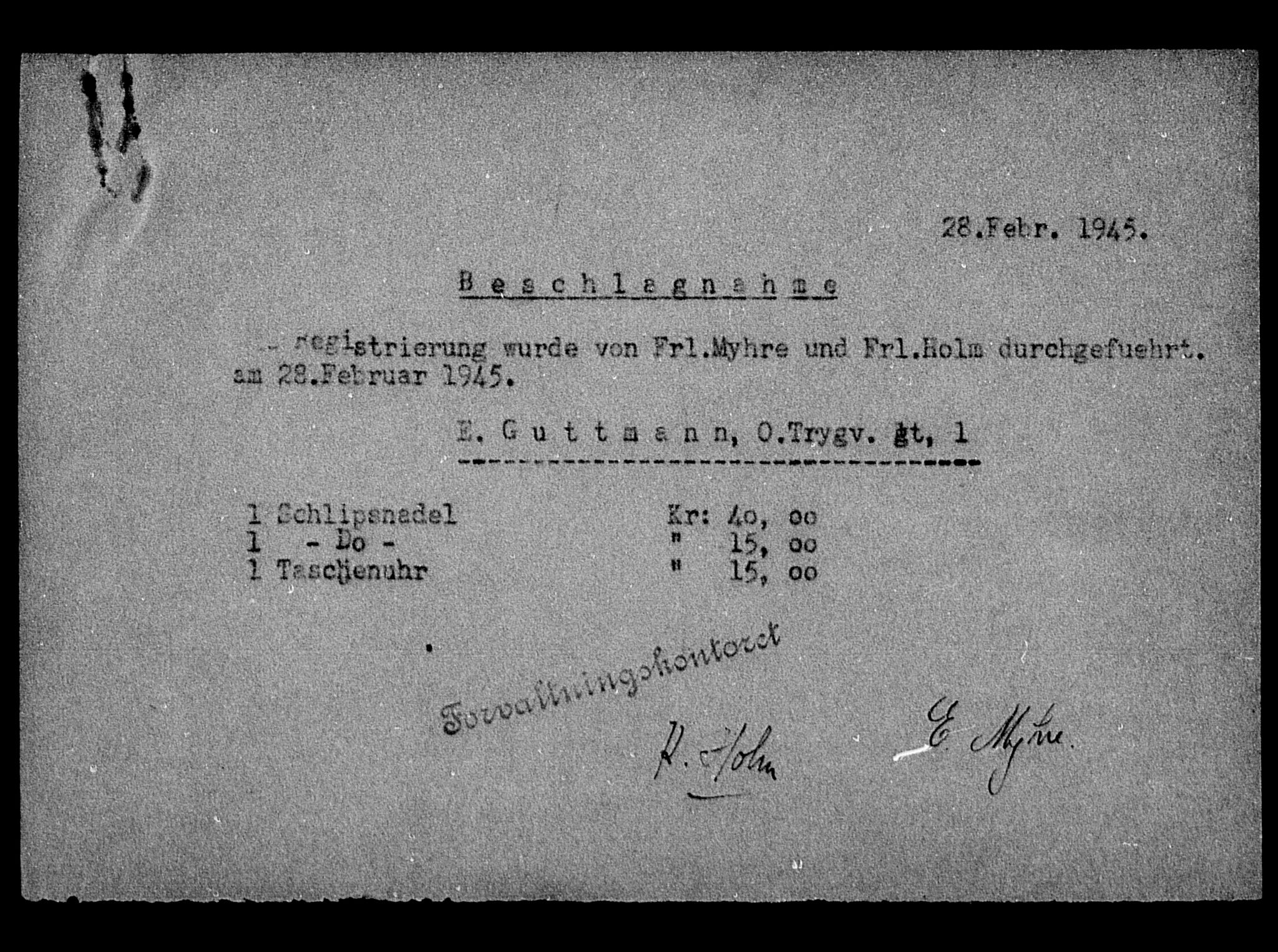 Justisdepartementet, Tilbakeføringskontoret for inndratte formuer, AV/RA-S-1564/H/Hc/Hca/L0896: --, 1945-1947, p. 22