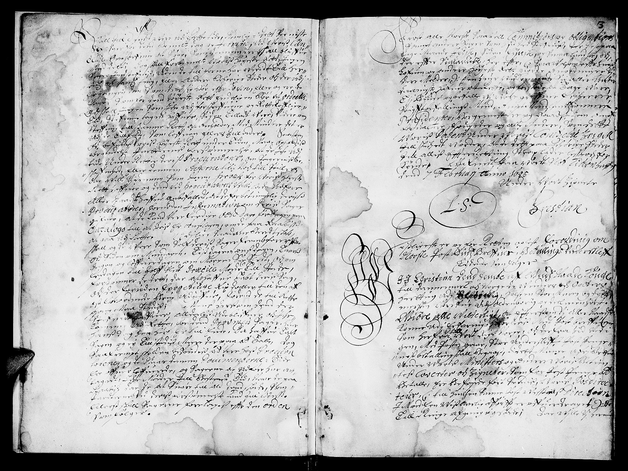 Finnmark sorenskriveri, AV/SATØ-S-0053/F/Fa/L0020: Justisprotokoller, 1685, p. 2b-3a