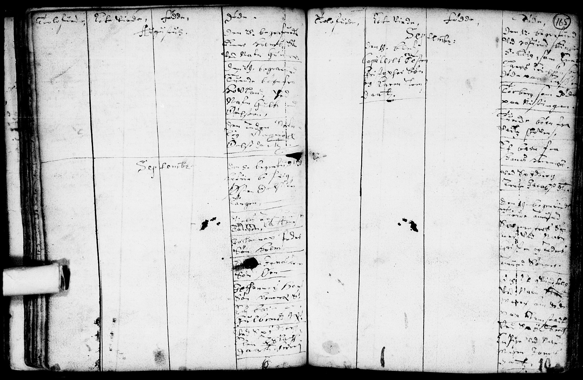 Spydeberg prestekontor Kirkebøker, AV/SAO-A-10924/F/Fa/L0001: Parish register (official) no. I 1, 1696-1738, p. 165