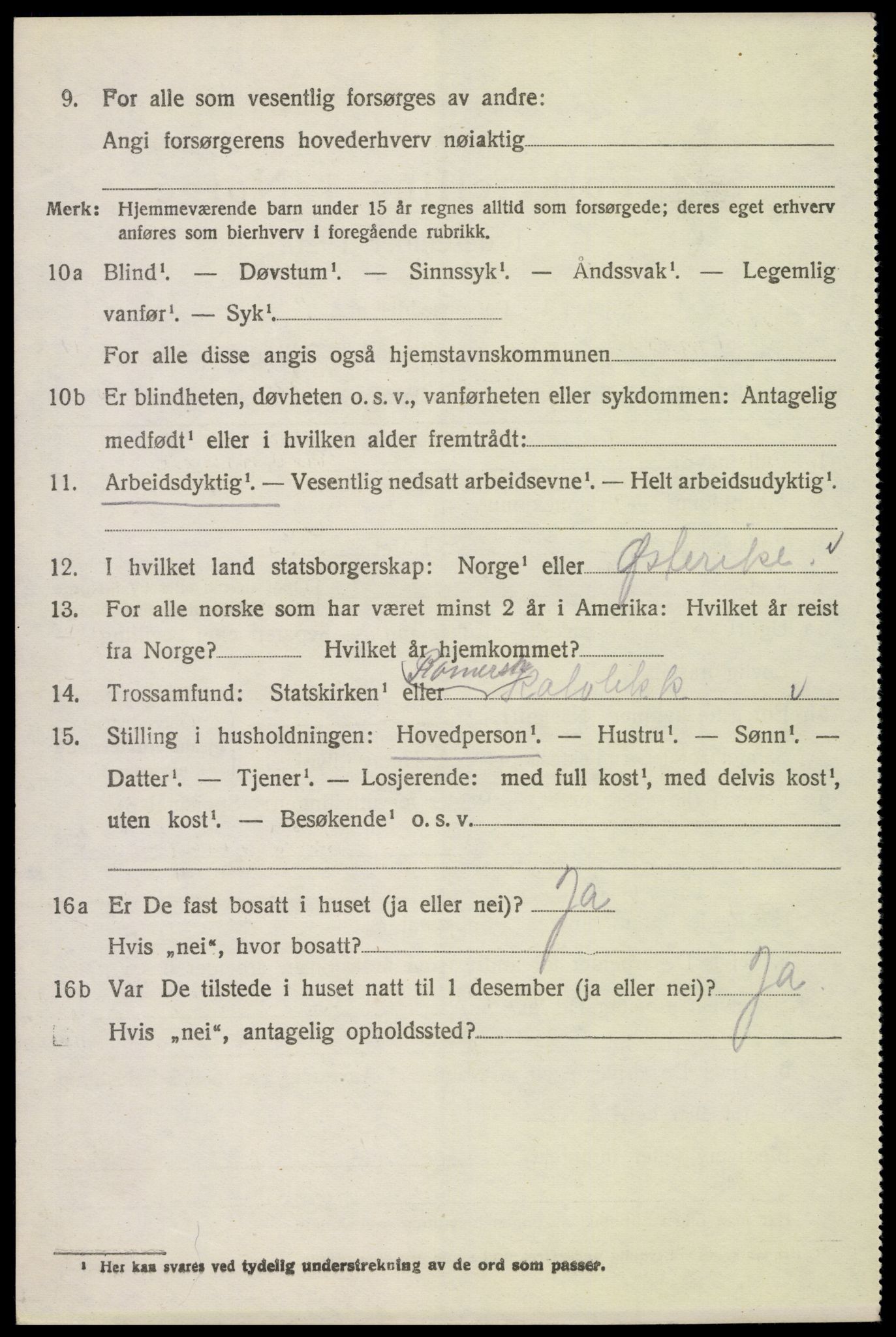 SAH, 1920 census for Ringsaker, 1920, p. 28541