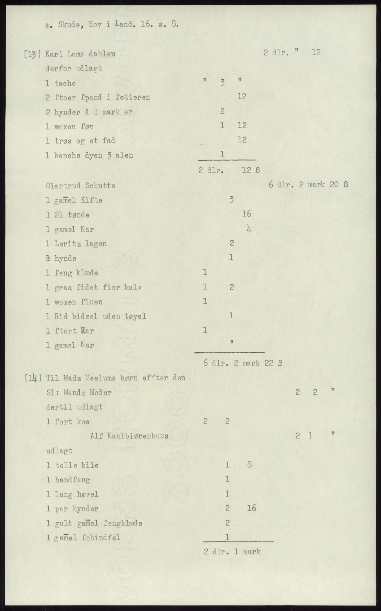 Samlinger til kildeutgivelse, Diplomavskriftsamlingen, RA/EA-4053/H/Ha, p. 3617