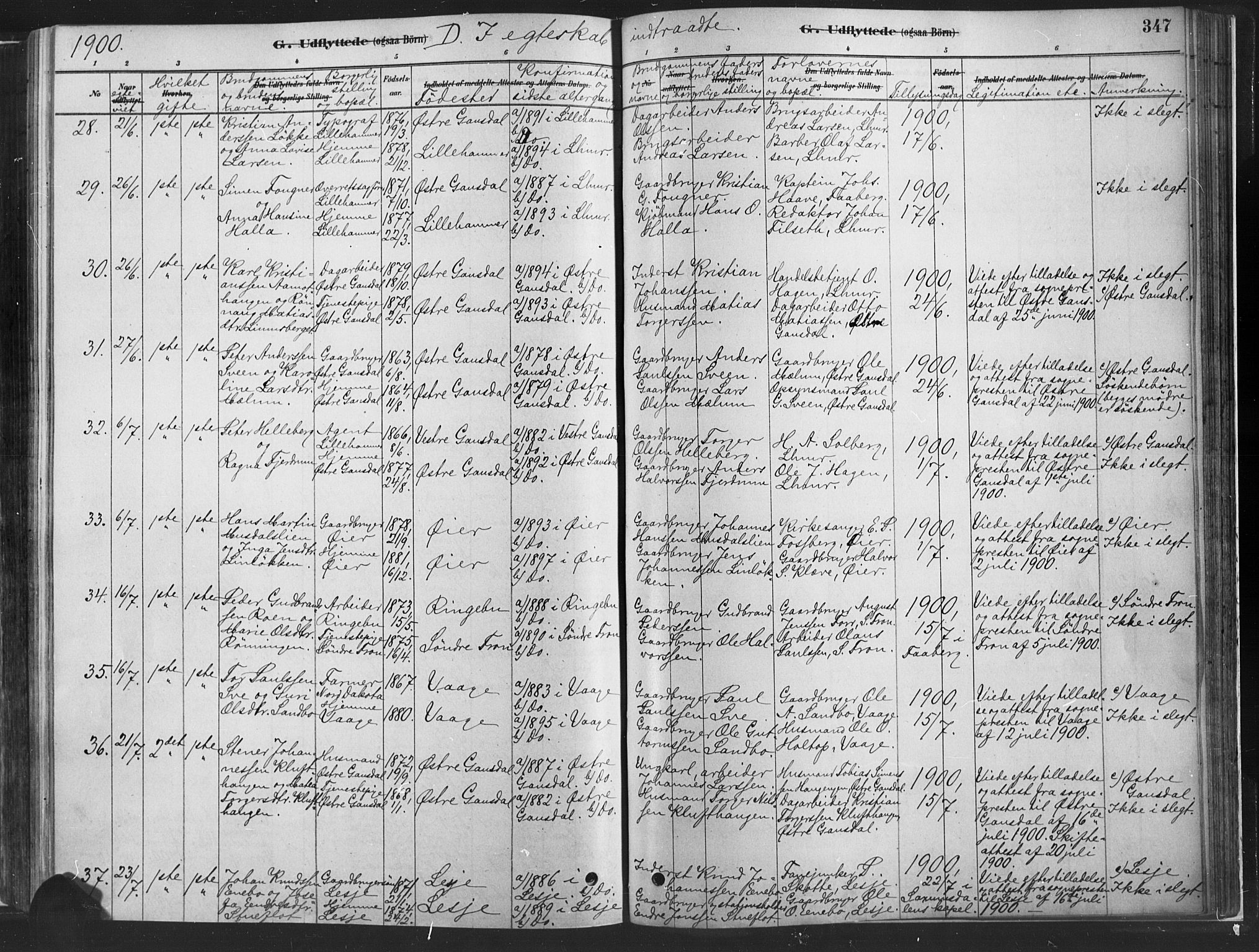 Fåberg prestekontor, AV/SAH-PREST-086/H/Ha/Haa/L0010: Parish register (official) no. 10, 1879-1900, p. 347