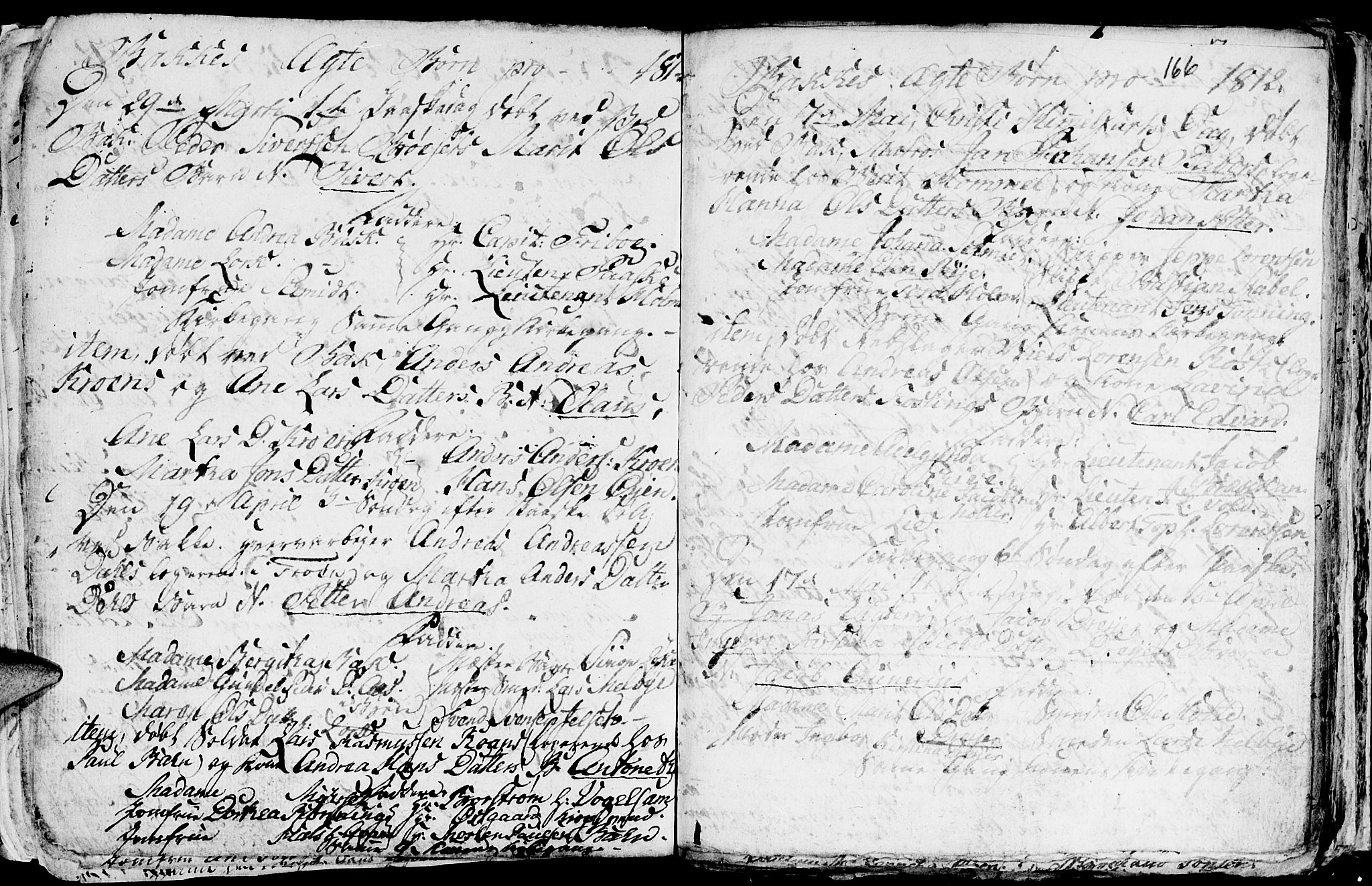 Ministerialprotokoller, klokkerbøker og fødselsregistre - Sør-Trøndelag, SAT/A-1456/604/L0218: Parish register (copy) no. 604C01, 1754-1819, p. 166