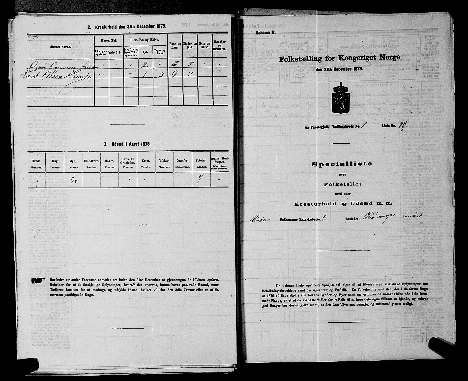 SAKO, 1875 census for 0832P Mo, 1875, p. 116