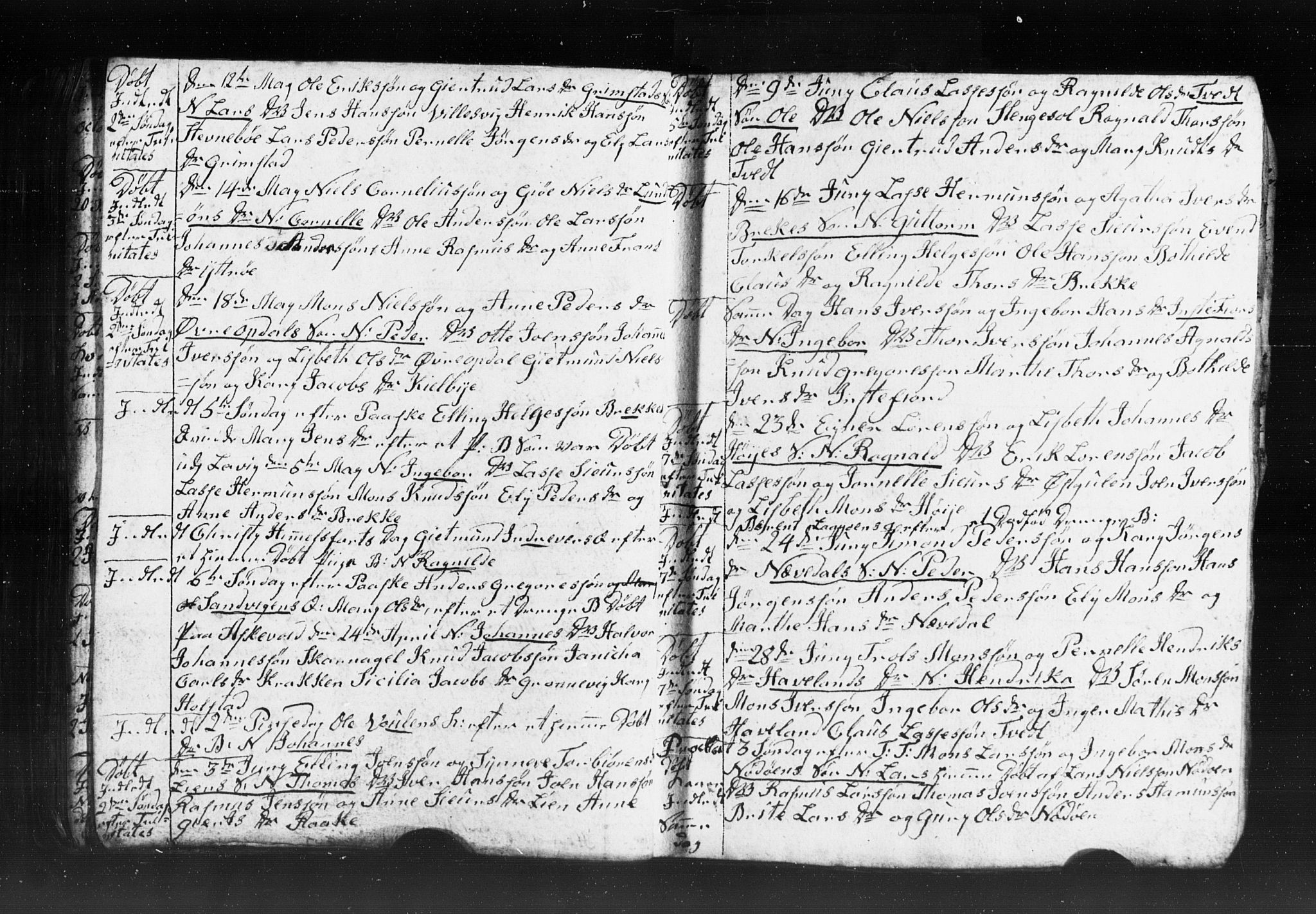 Gulen sokneprestembete, AV/SAB-A-80201/H/Hab: Parish register (copy) no. A 2, 1791-1814