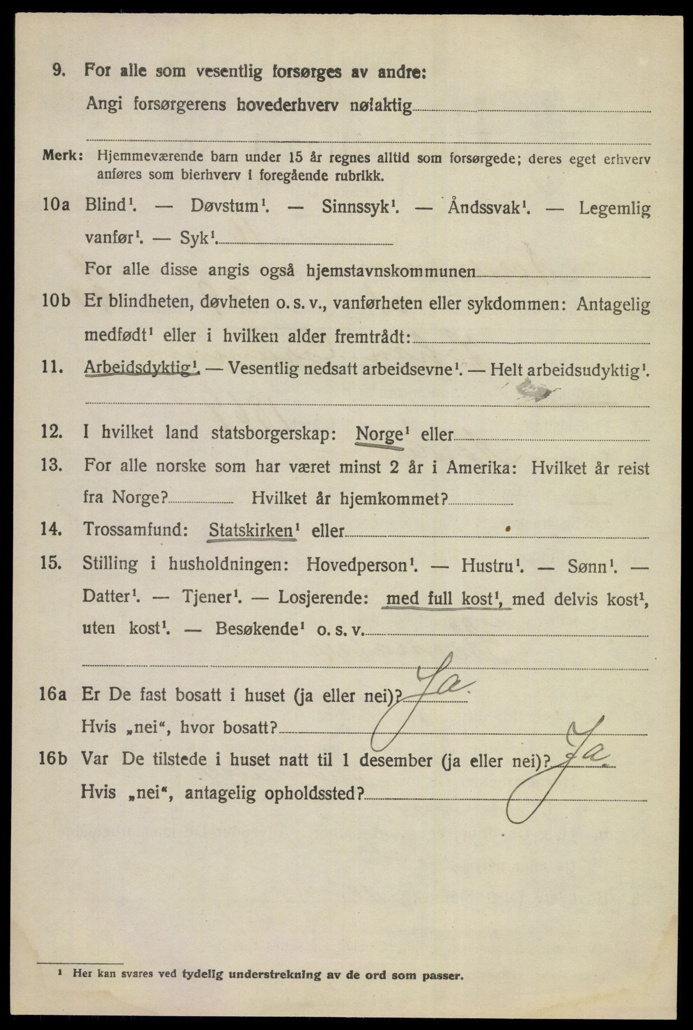 SAKO, 1920 census for Norderhov, 1920, p. 7038