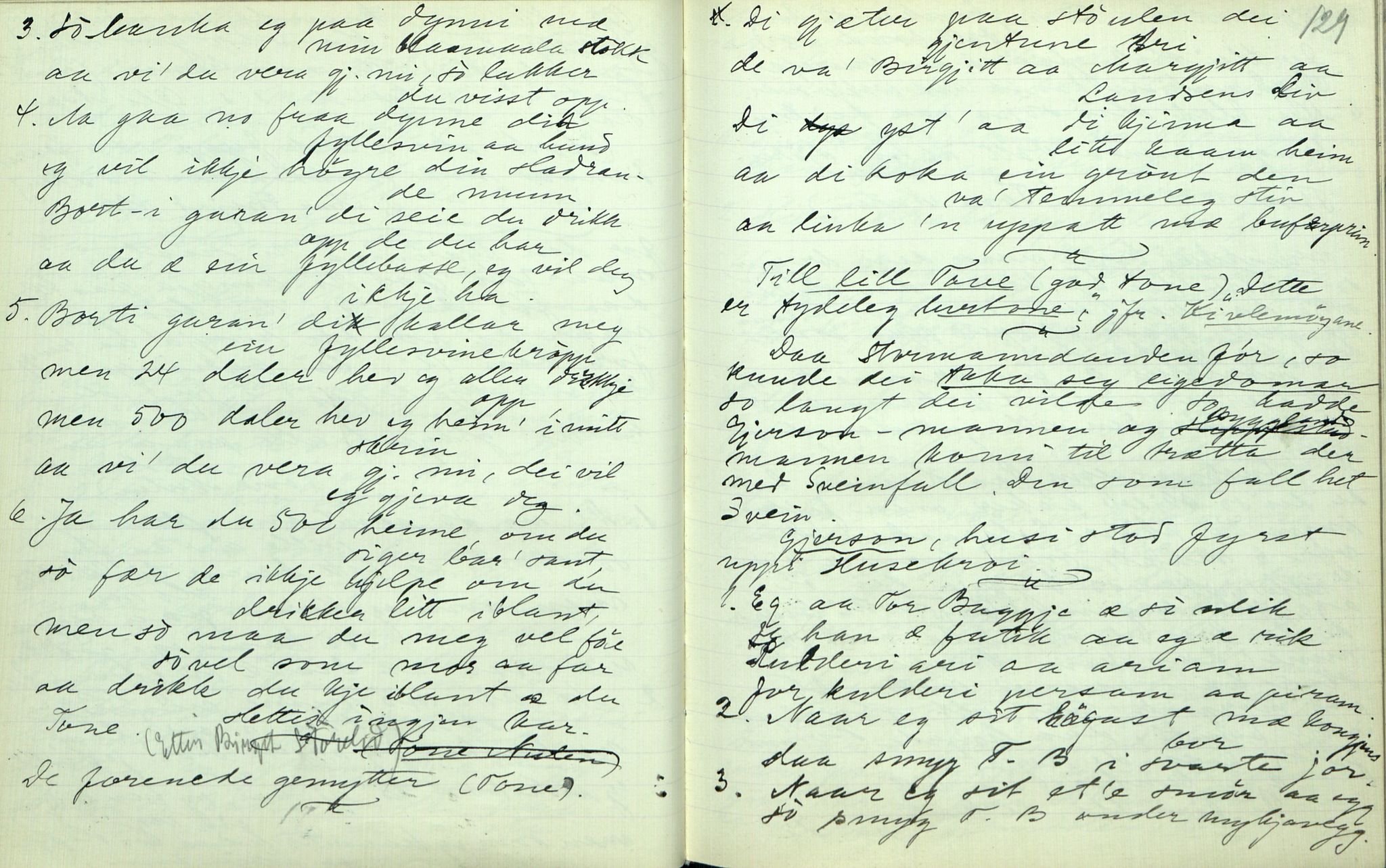 Rikard Berge, TEMU/TGM-A-1003/F/L0006/0045: 201-250 / 245 Kviteseid. Skrive av Marte Rudsodden, 1913, p. 128-129