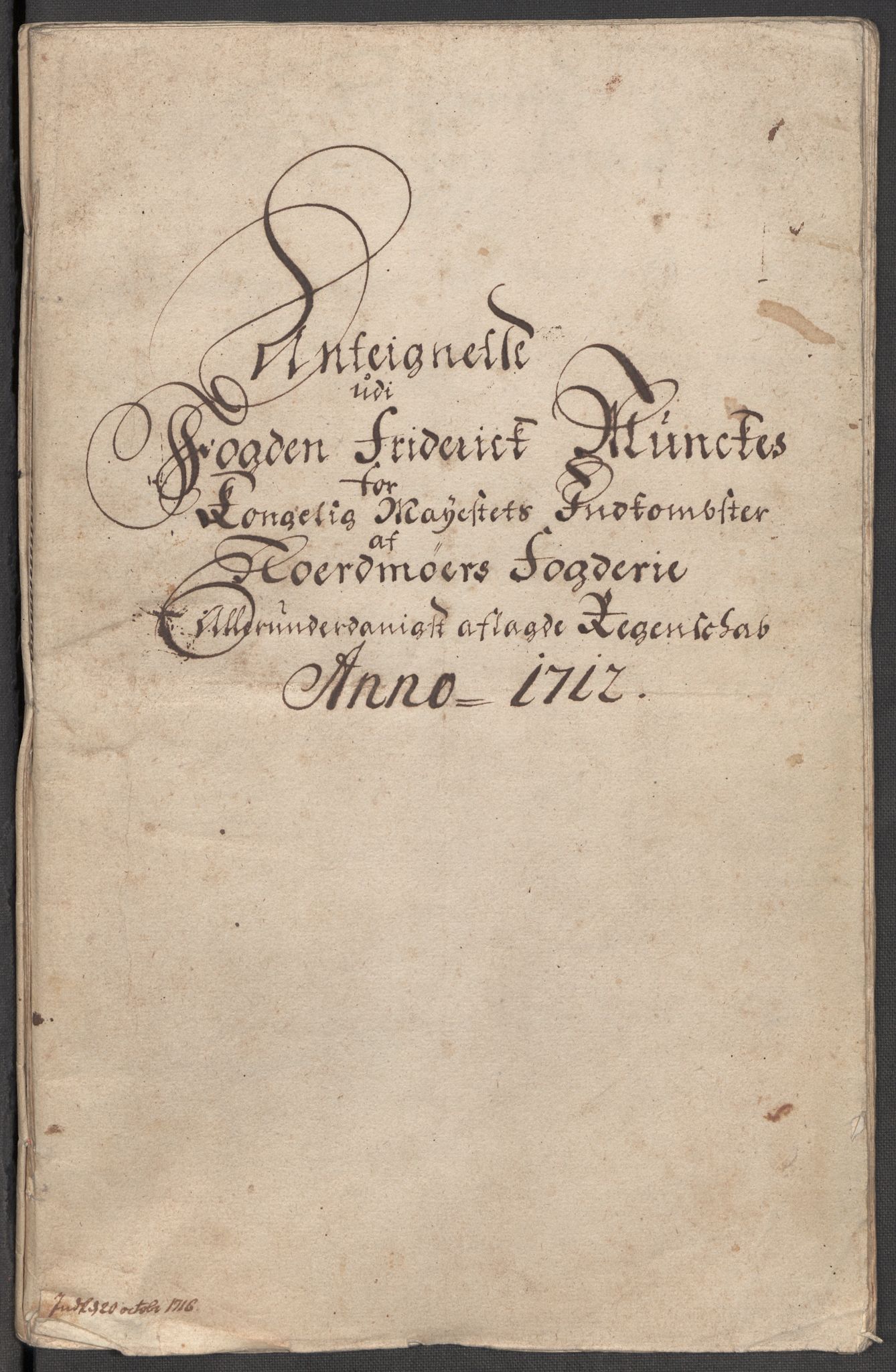 Rentekammeret inntil 1814, Reviderte regnskaper, Fogderegnskap, RA/EA-4092/R56/L3746: Fogderegnskap Nordmøre, 1712, p. 262