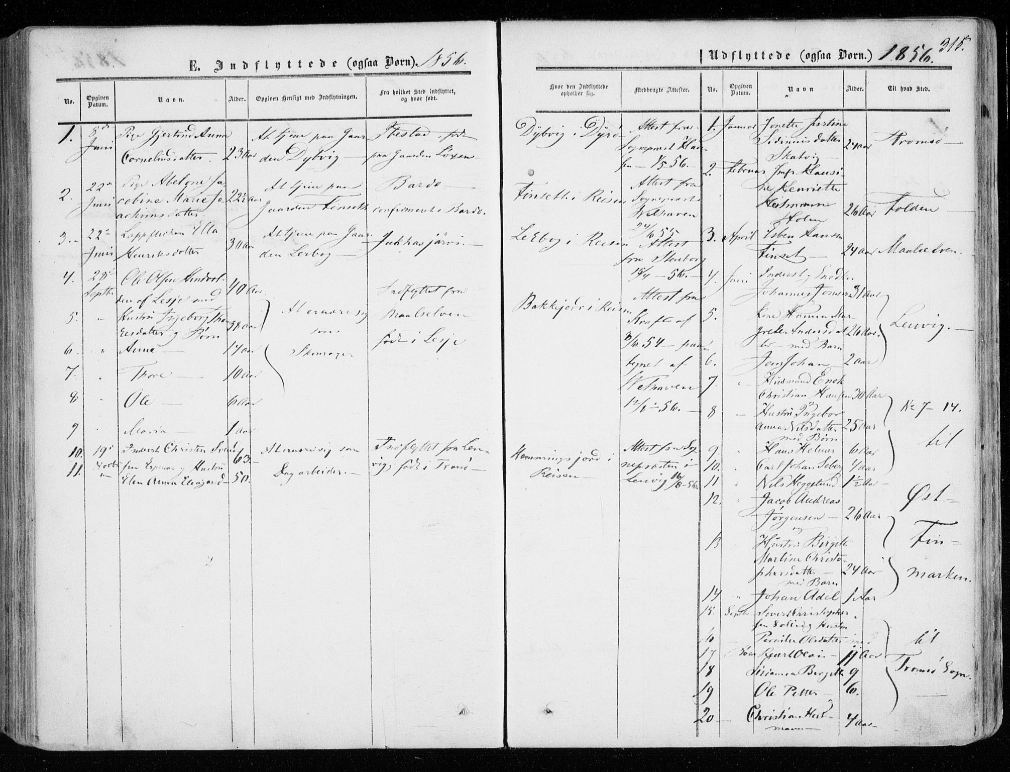 Tranøy sokneprestkontor, SATØ/S-1313/I/Ia/Iaa/L0007kirke: Parish register (official) no. 7, 1856-1866, p. 315