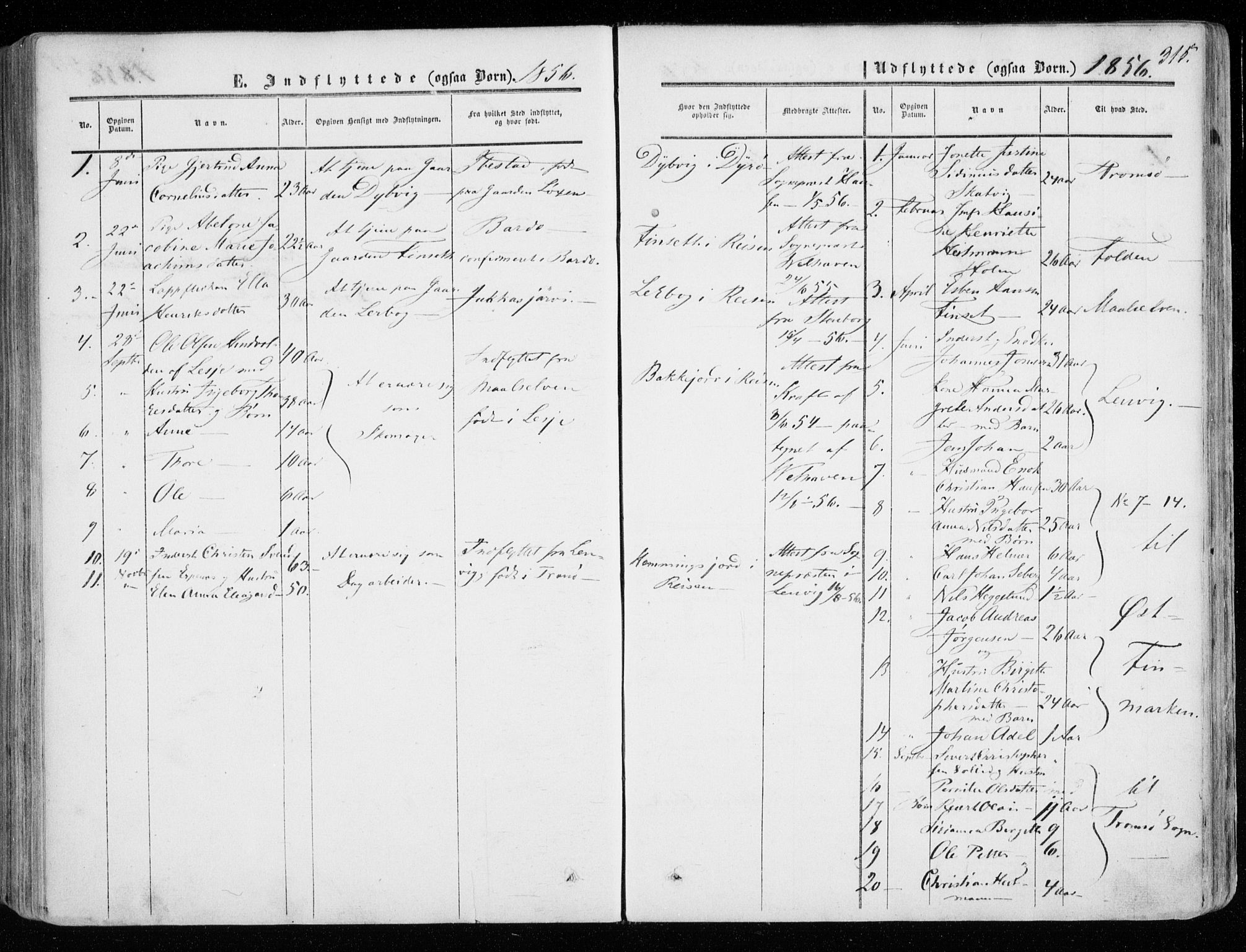 Tranøy sokneprestkontor, AV/SATØ-S-1313/I/Ia/Iaa/L0007kirke: Parish register (official) no. 7, 1856-1866, p. 315